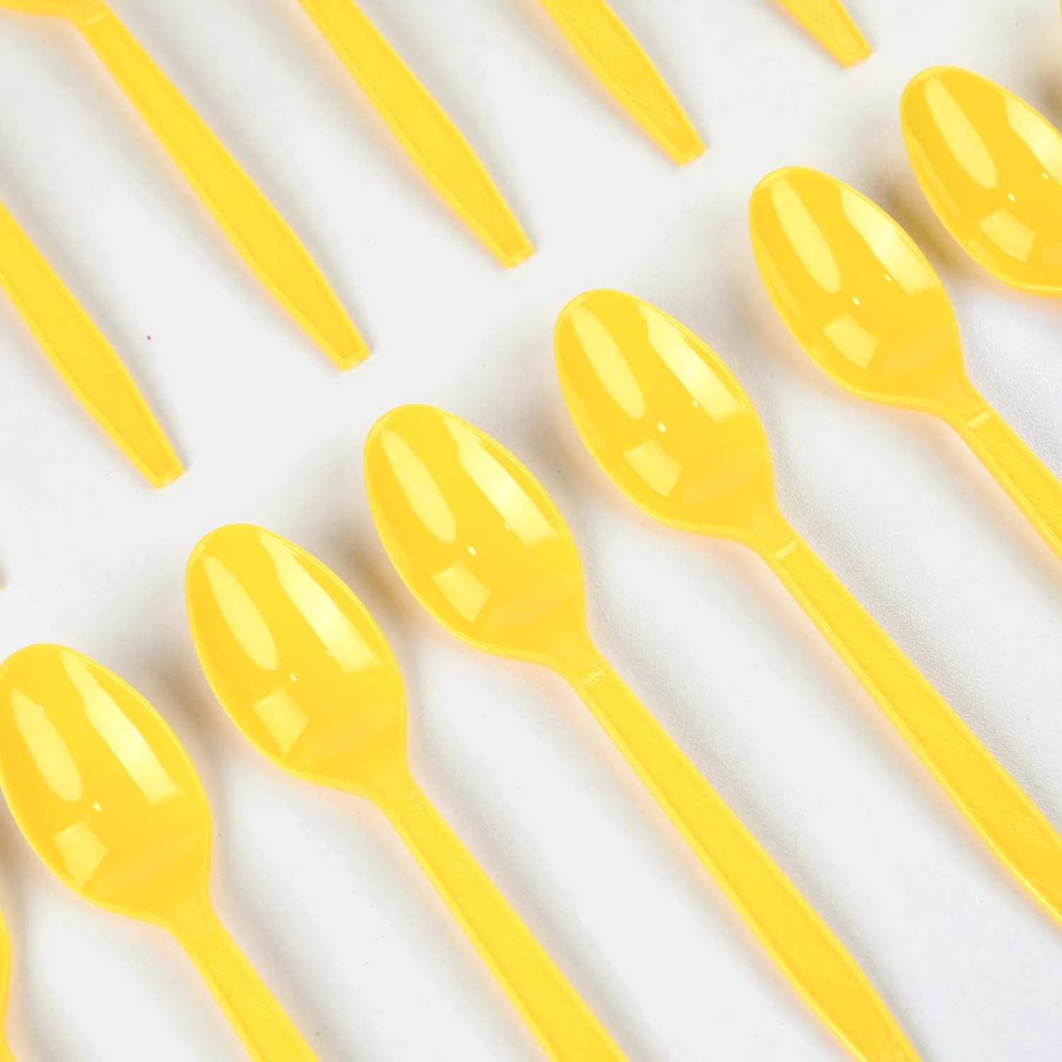 Plastic Spoon Set | 20 Pcs - Image 2