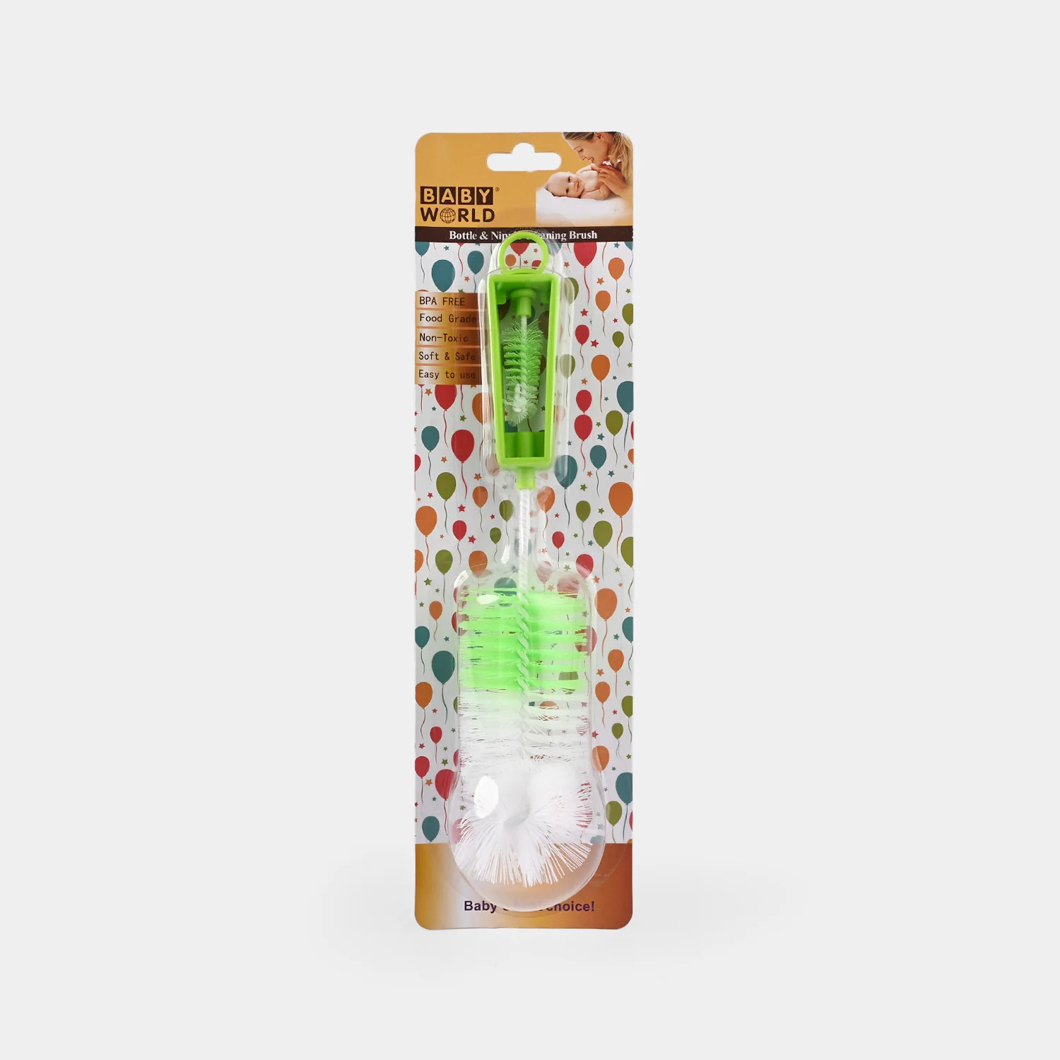 Feeding Bottle & Nipple Brush | 7373 Green
