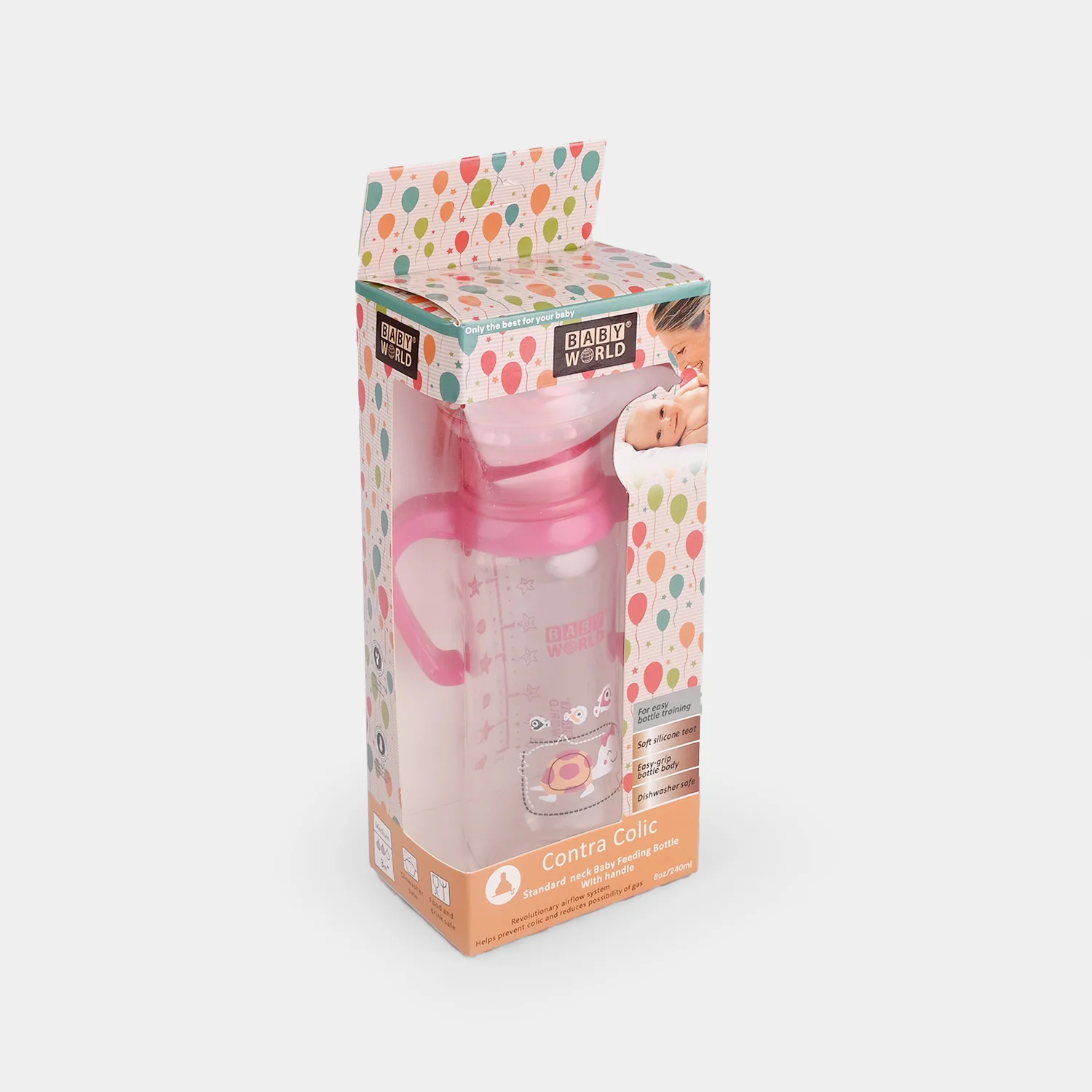 Standard Neck Bottle Rattle Cap 250ml | 2016 D.Pink - Image 3