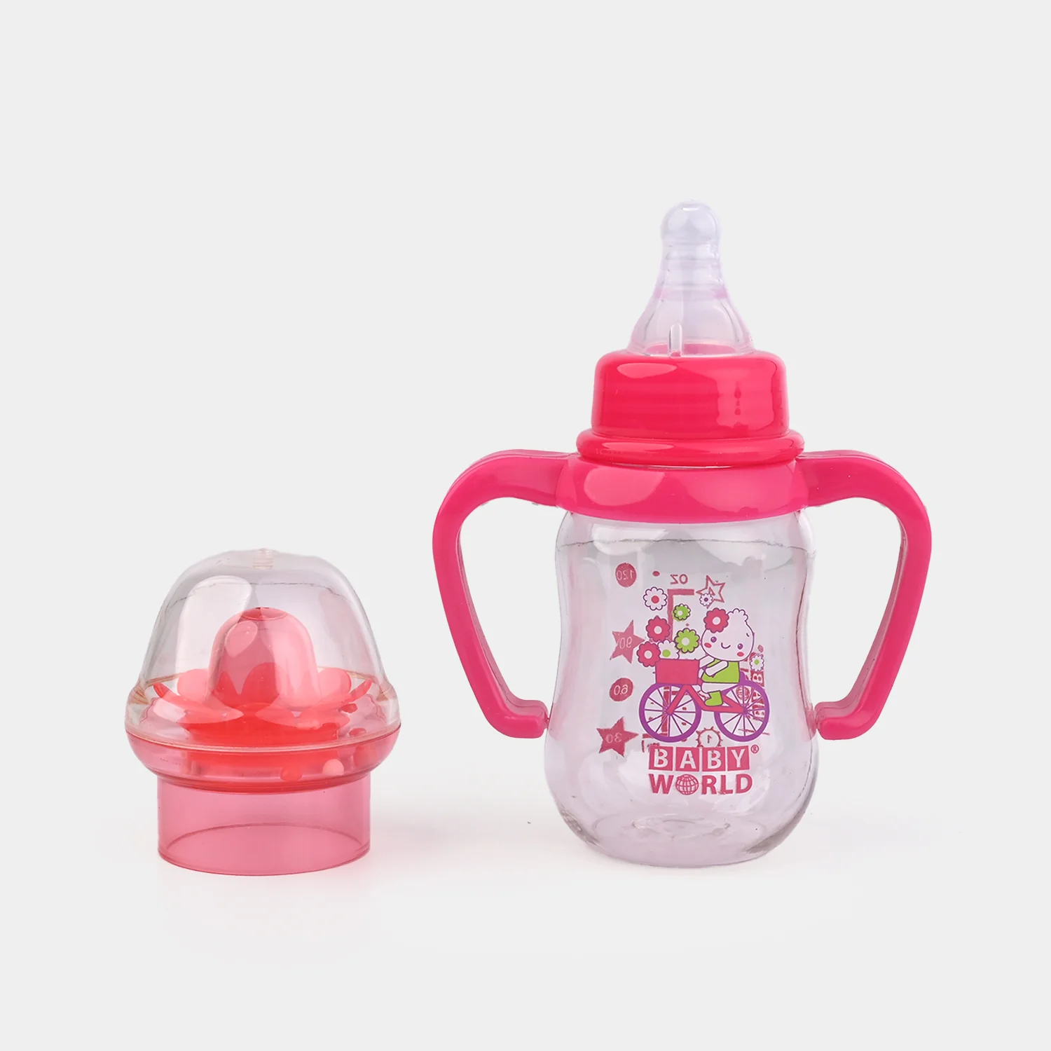 Standard Neck Bottle Rattle Cap 250ml | 2017 Pink - Image 2