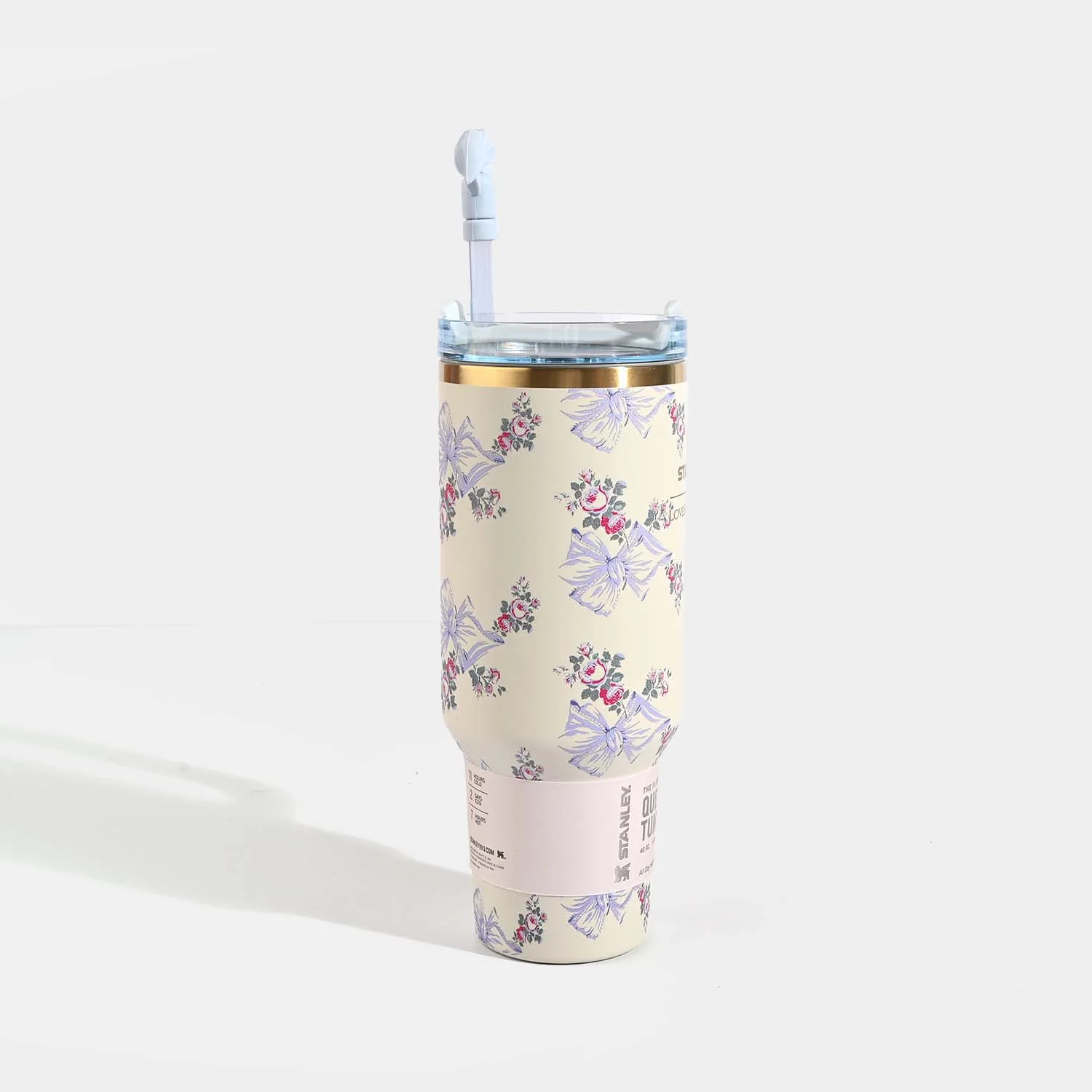 Kids Quencher Floral Design Tumbler 40OZ Love Shake Gift - Image 5