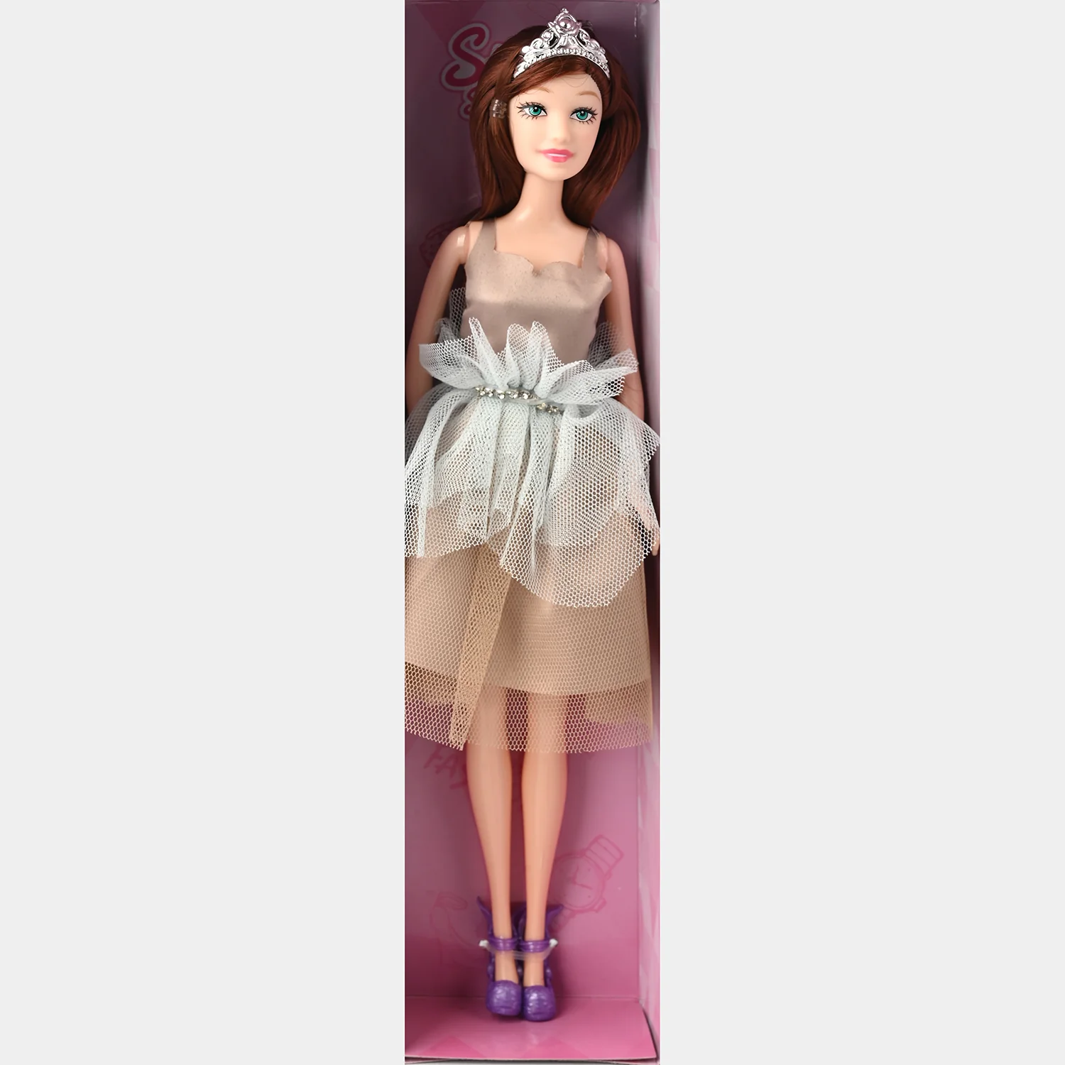 Starry Sky Doll – Elegant Silver Tulle Fashion Edition - Image 2