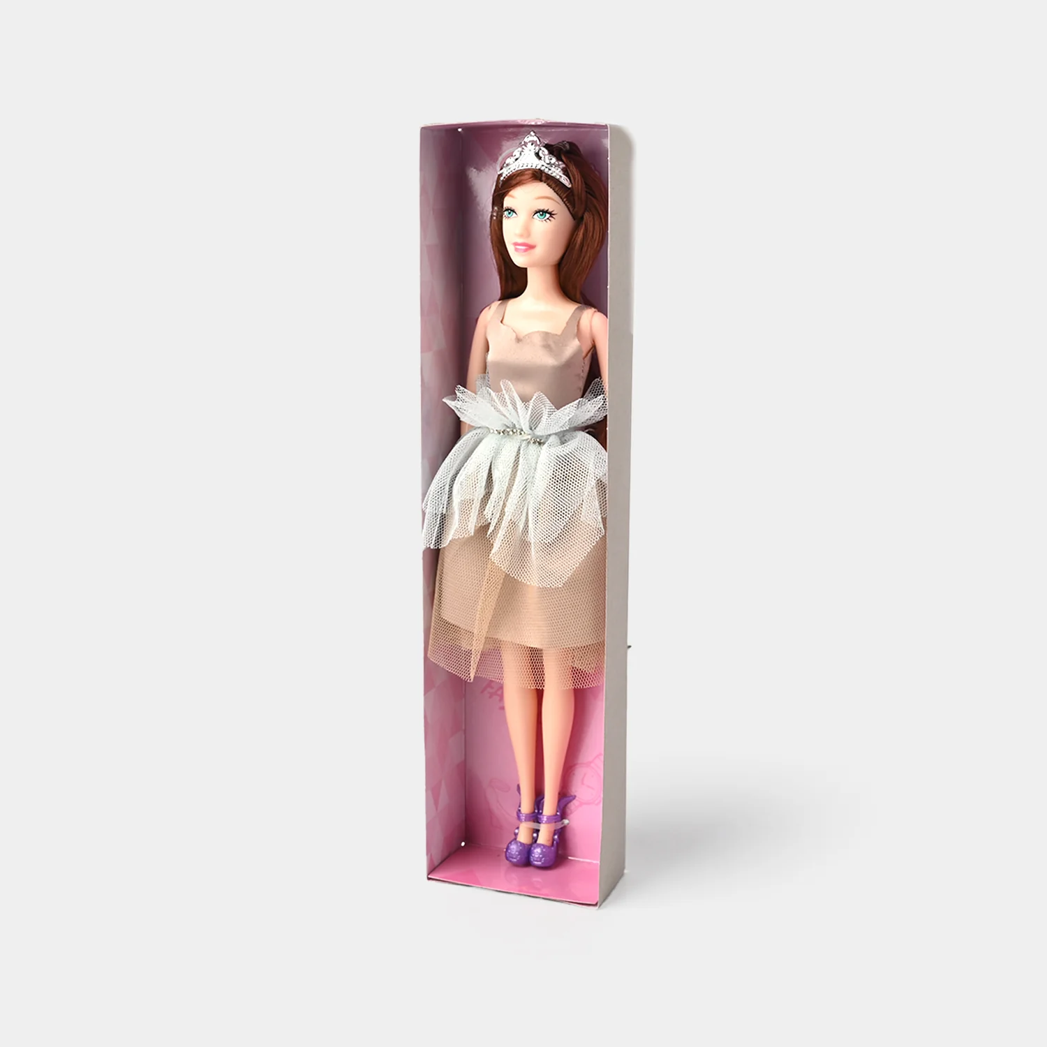 Starry Sky Doll – Elegant Silver Tulle Fashion Edition - Image 3