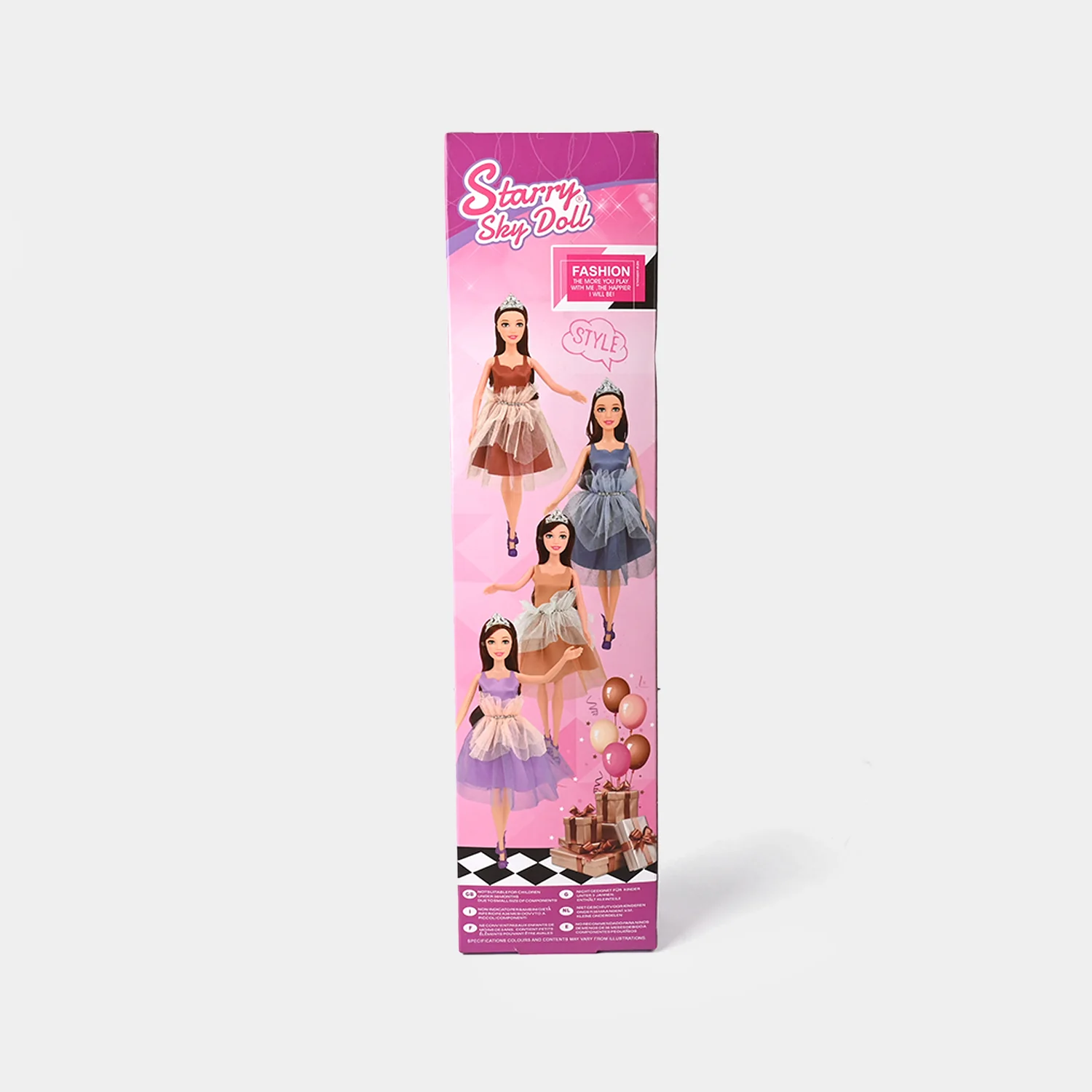 Starry Sky Doll – Elegant Silver Tulle Fashion Edition - Image 4