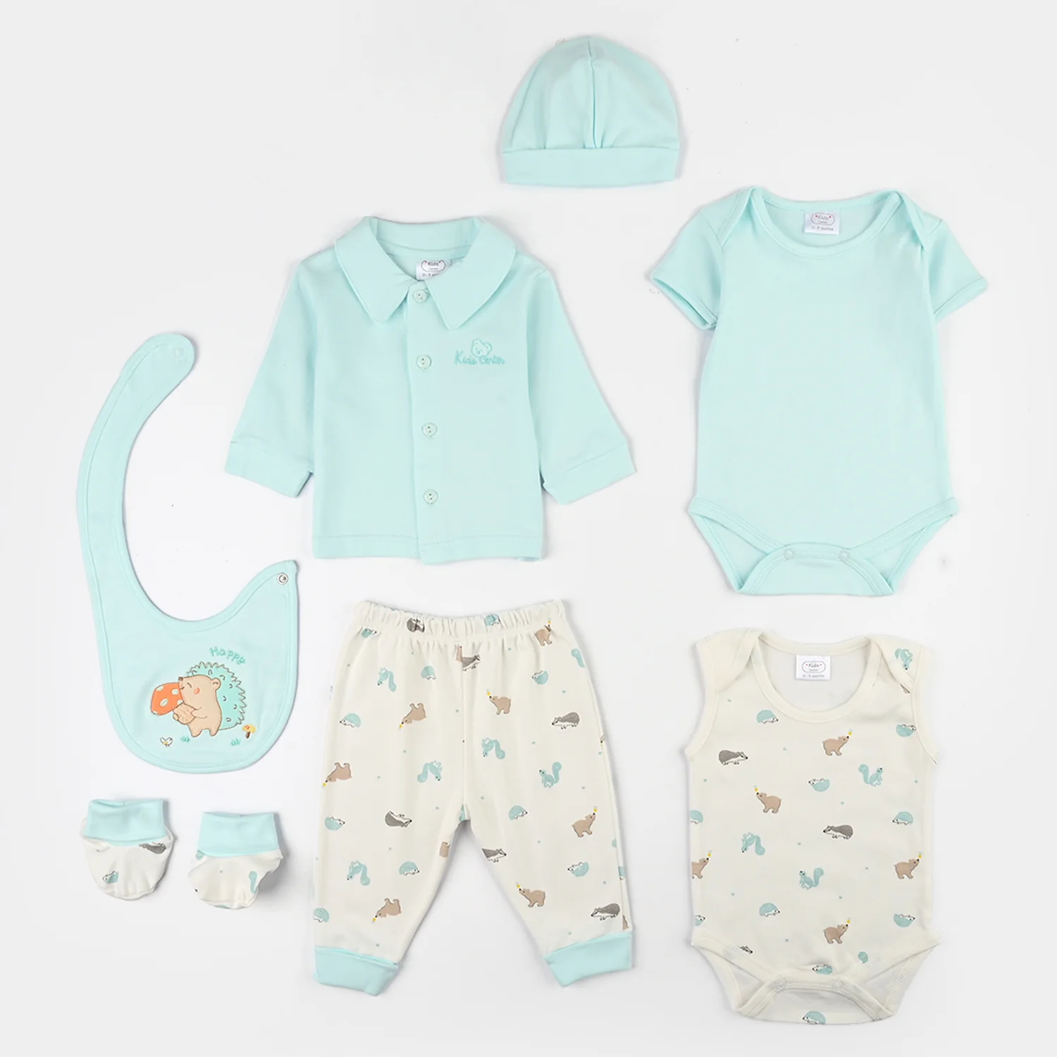 Infant Baby Starter Set 7Pcs | 0-3M