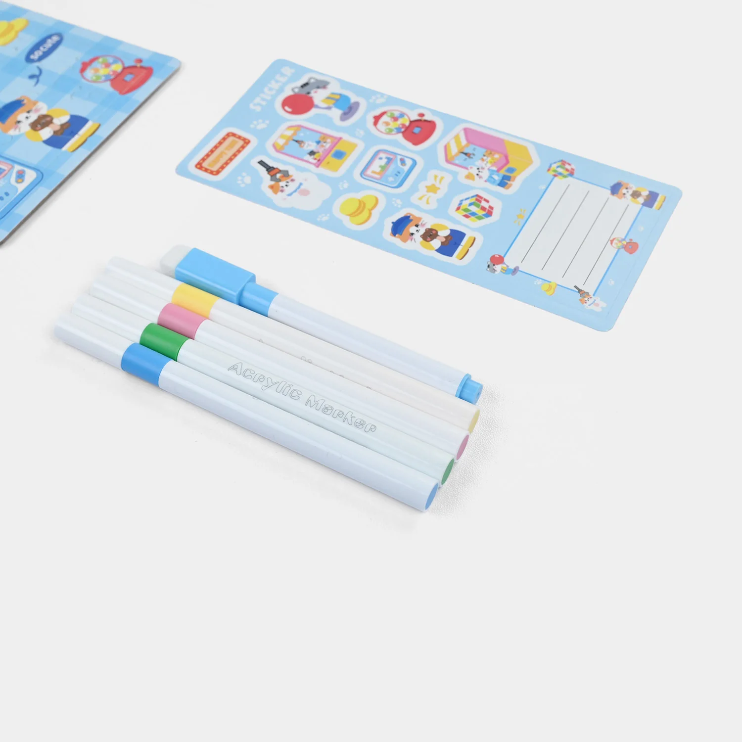 Kids Colouring Flash Activity Pack with Markers & Stickers - Image 5