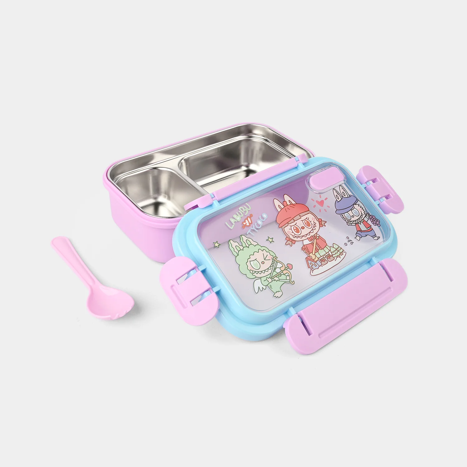 Stainless Steel Premium Kids Lunch Box - Image 2