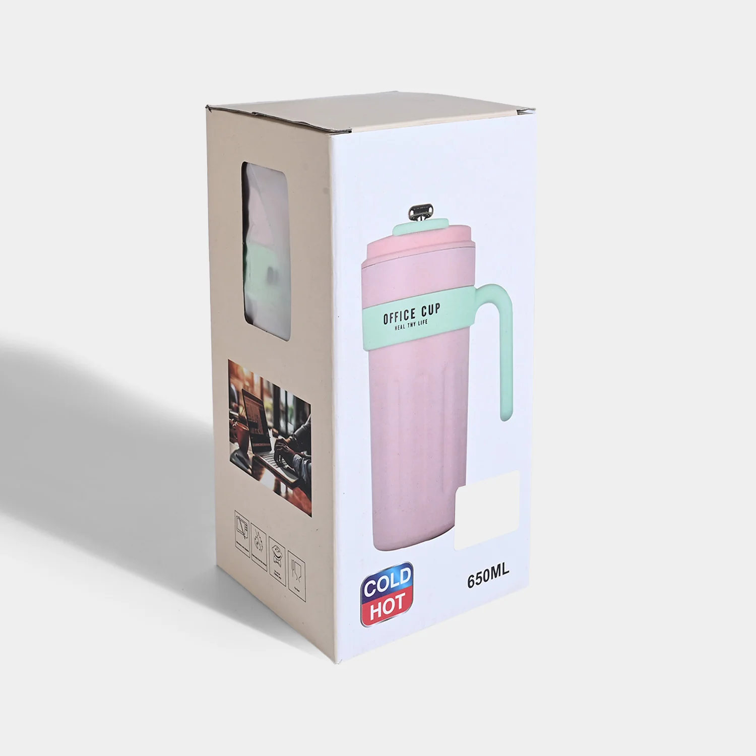 Stainless Steel Insulated Travel Mug - Image 3