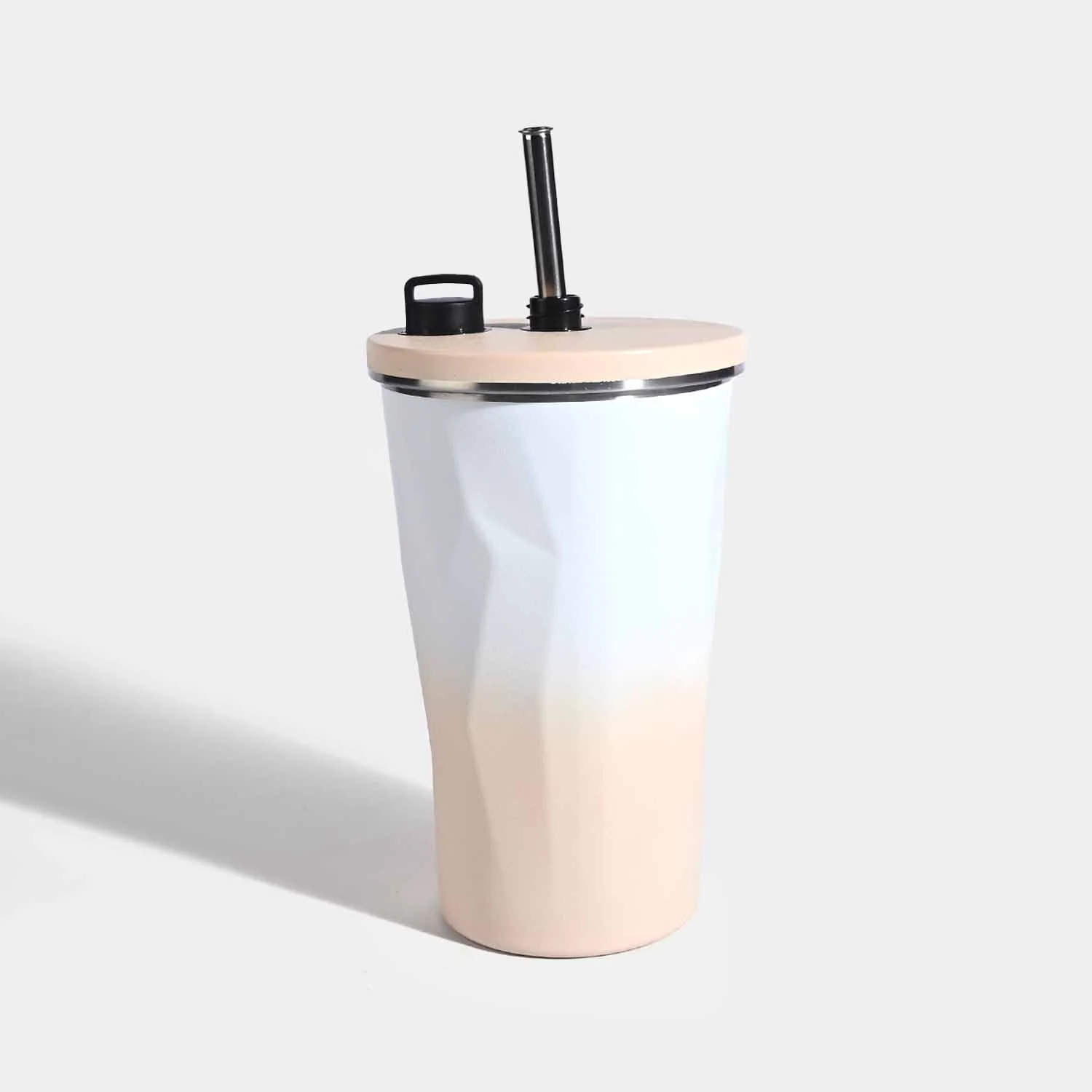 Vacuum Insulated Stainless Steel Tumbler with Straw - Image 4
