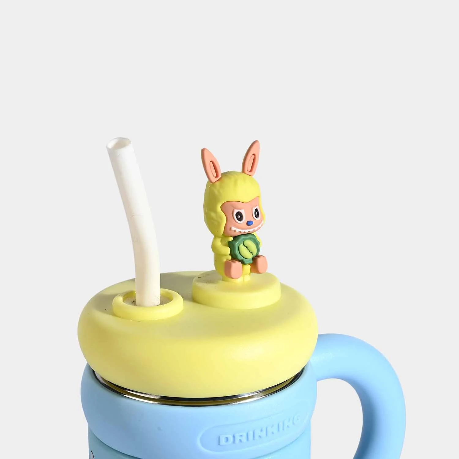 Insulated Travel Tumbler with Handle & Straw - Image 2