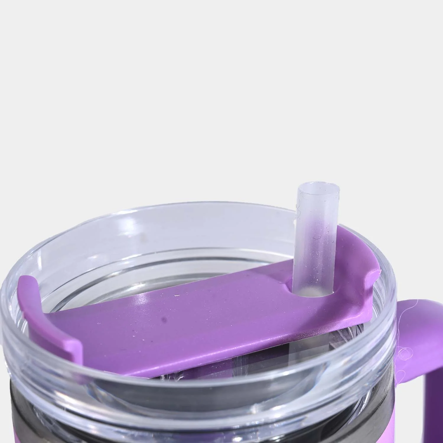 Insulated Stainless Steel Tumbler with Handle & Straw - Image 2