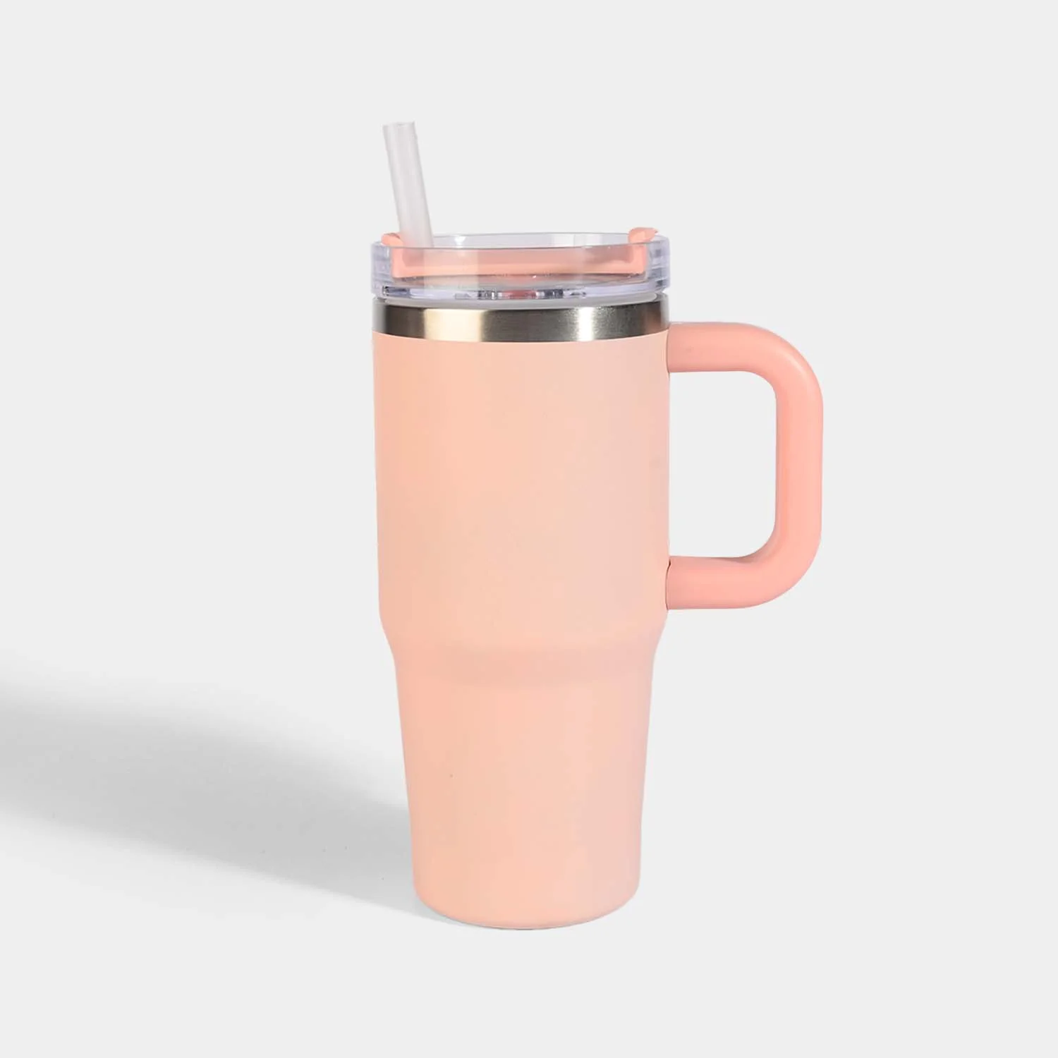 Insulated Travel Tumbler with Handle - Image 3