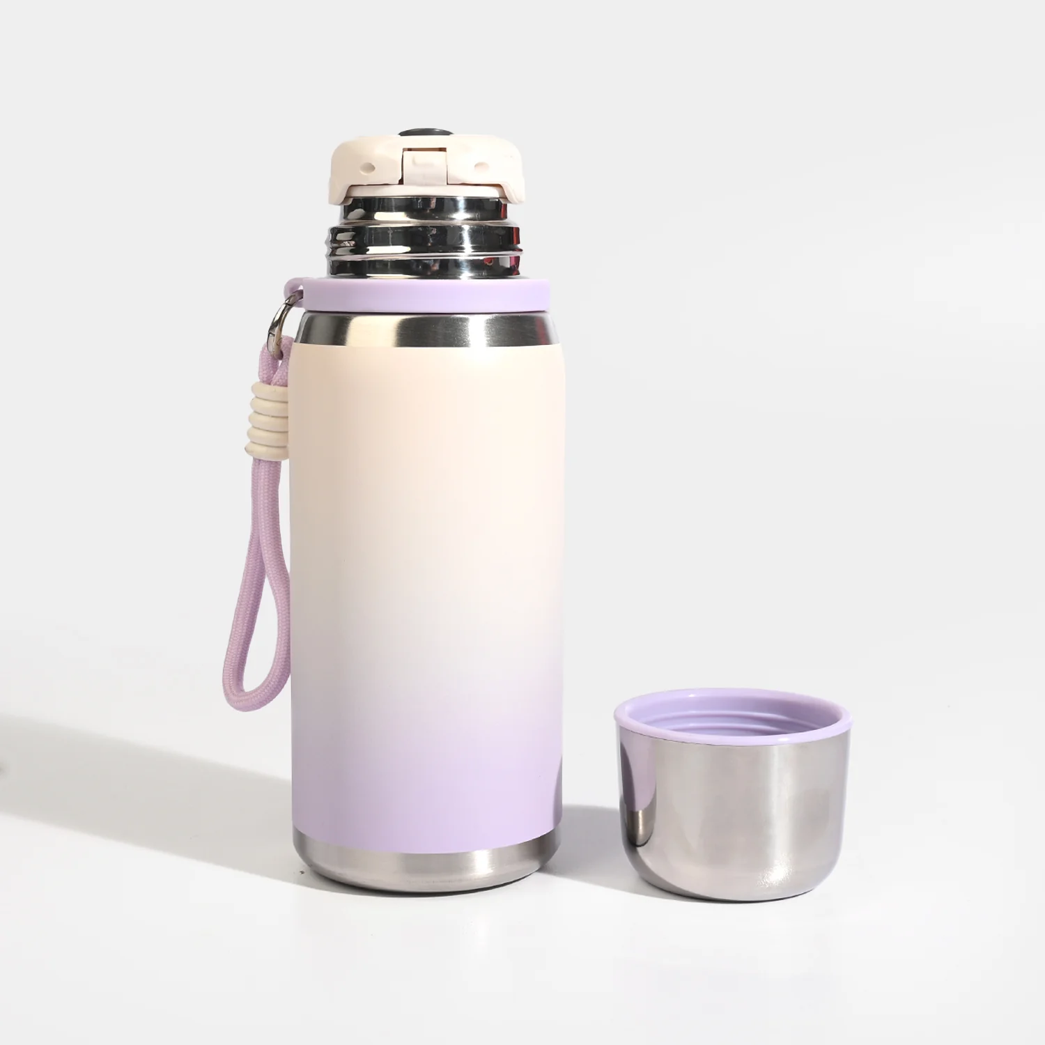 WATER BOTTLE STAINLESS STEEL | 600ML - Image 2