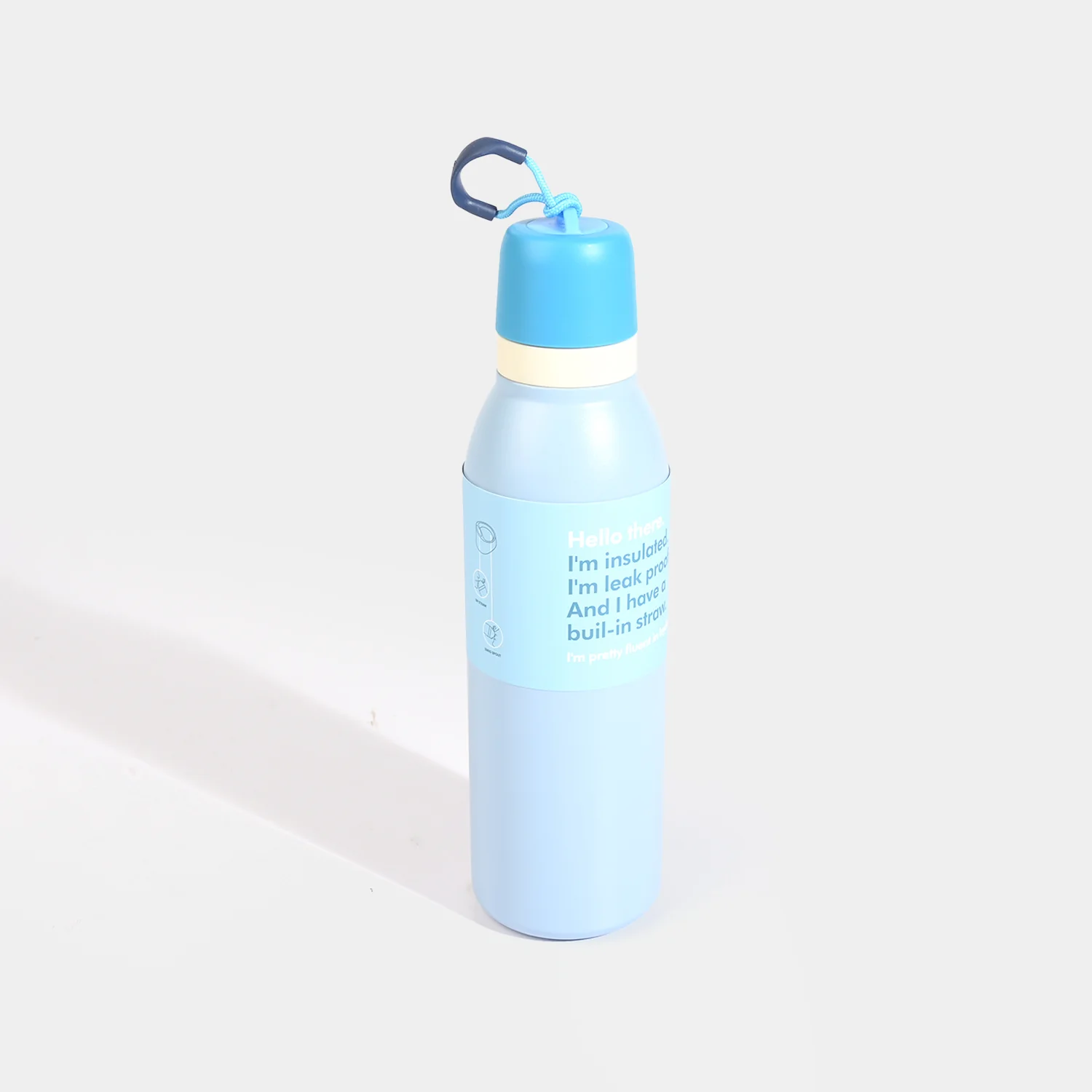 WATER BOTTLE STAINLESS STEEL | 600ML