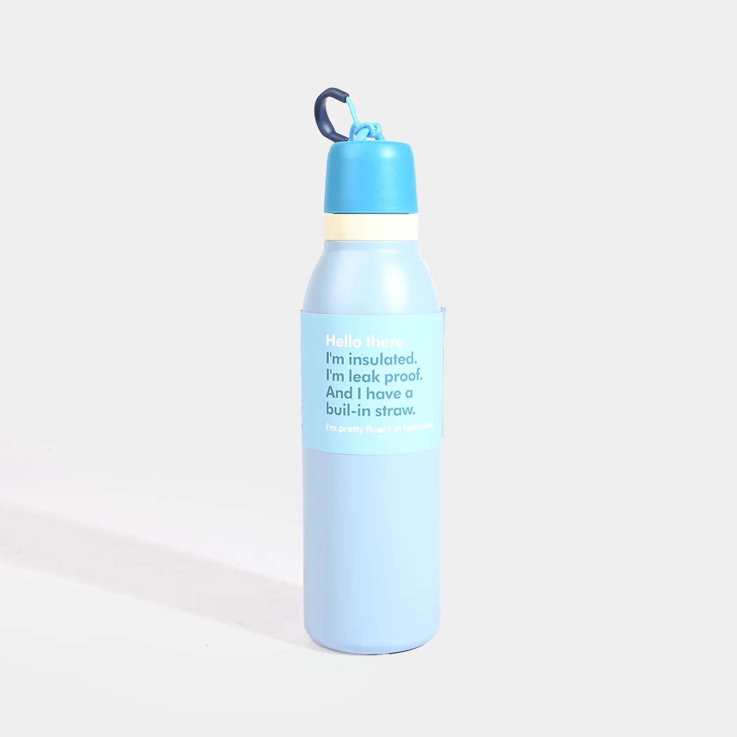 WATER BOTTLE STAINLESS STEEL | 600ML - Image 4
