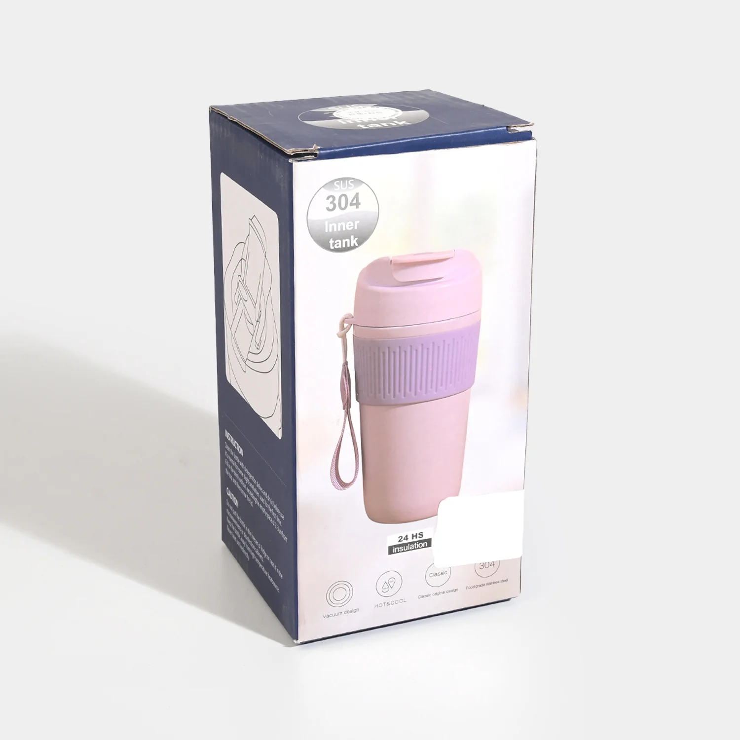 WATER BOTTLE STAINLESS STEEL | 450ML - Image 3