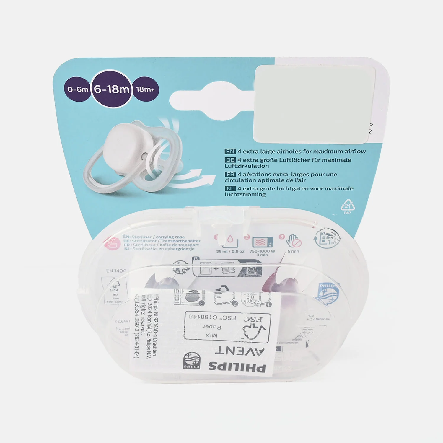 Philips Avent Ultra Soft Soother | 6-18M - Image 4