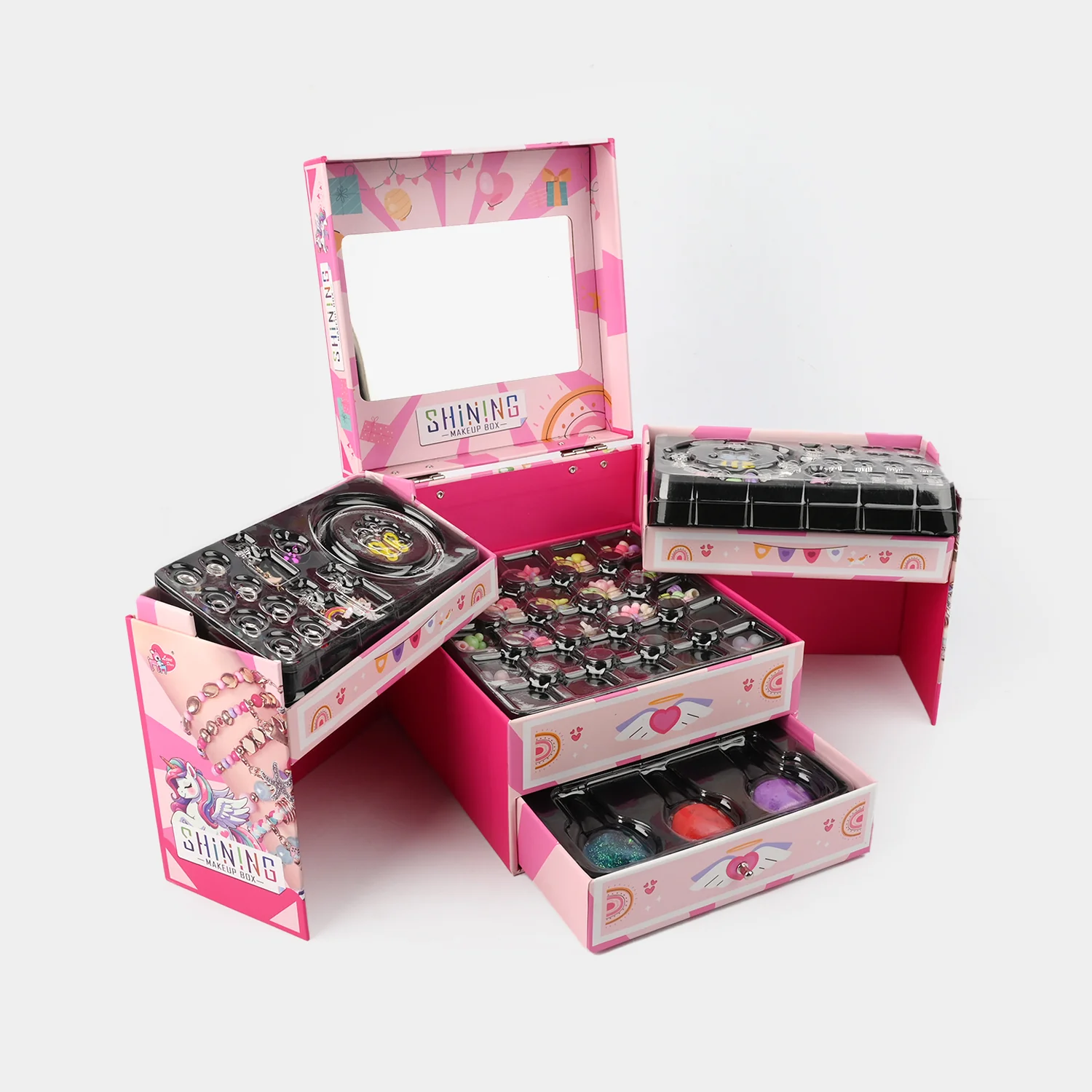 Storage Box Nail Art Makeup Set For Kids