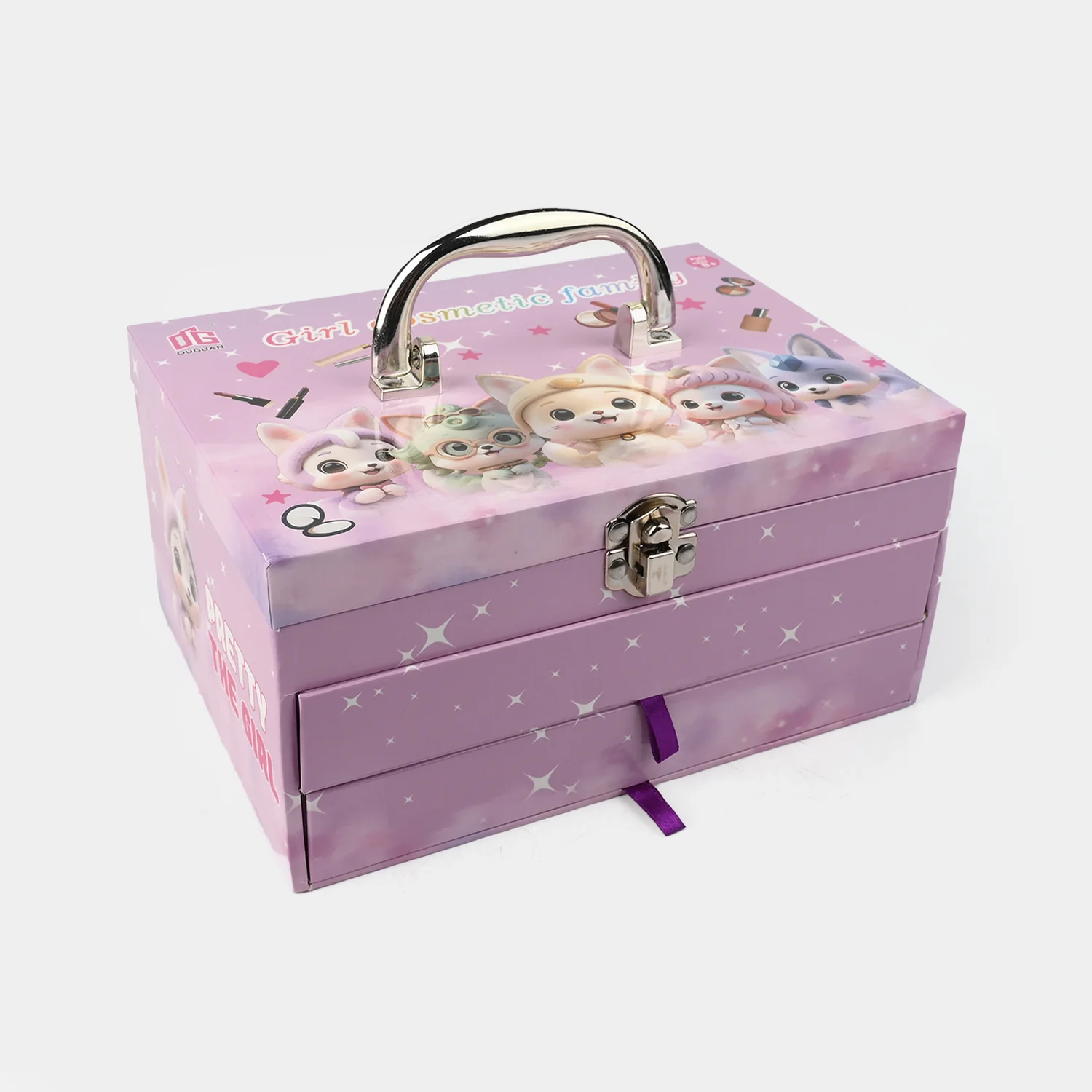 Storage Box Nail Art Makeup Set For Kids - Image 8