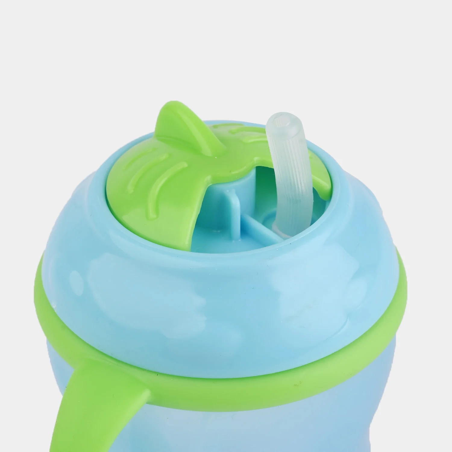 Infant Straw Lid Cup 9Oz 4040 Blue - Image 2