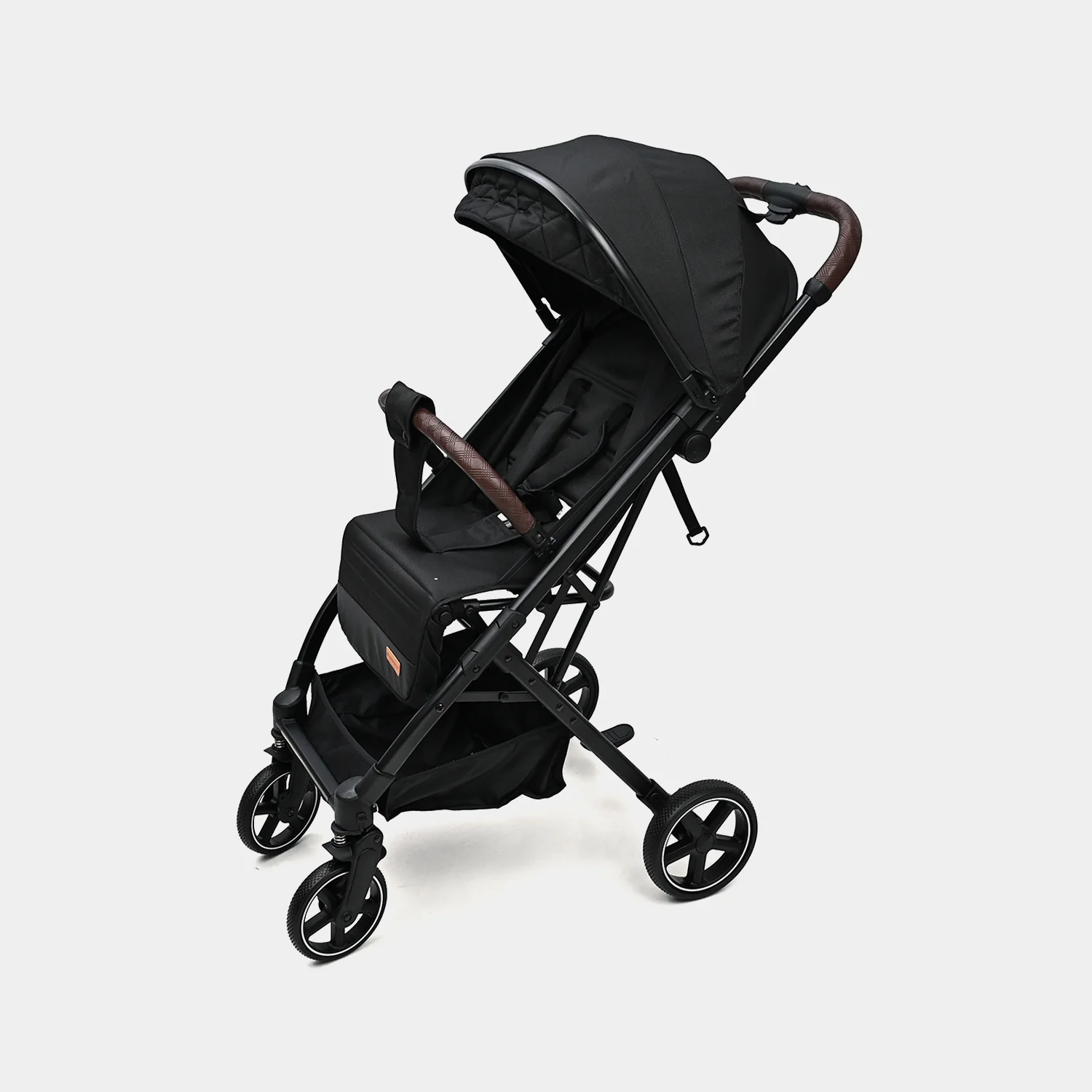 Foldable Lightweight Baby Stroller | 6518 Black - Image 2