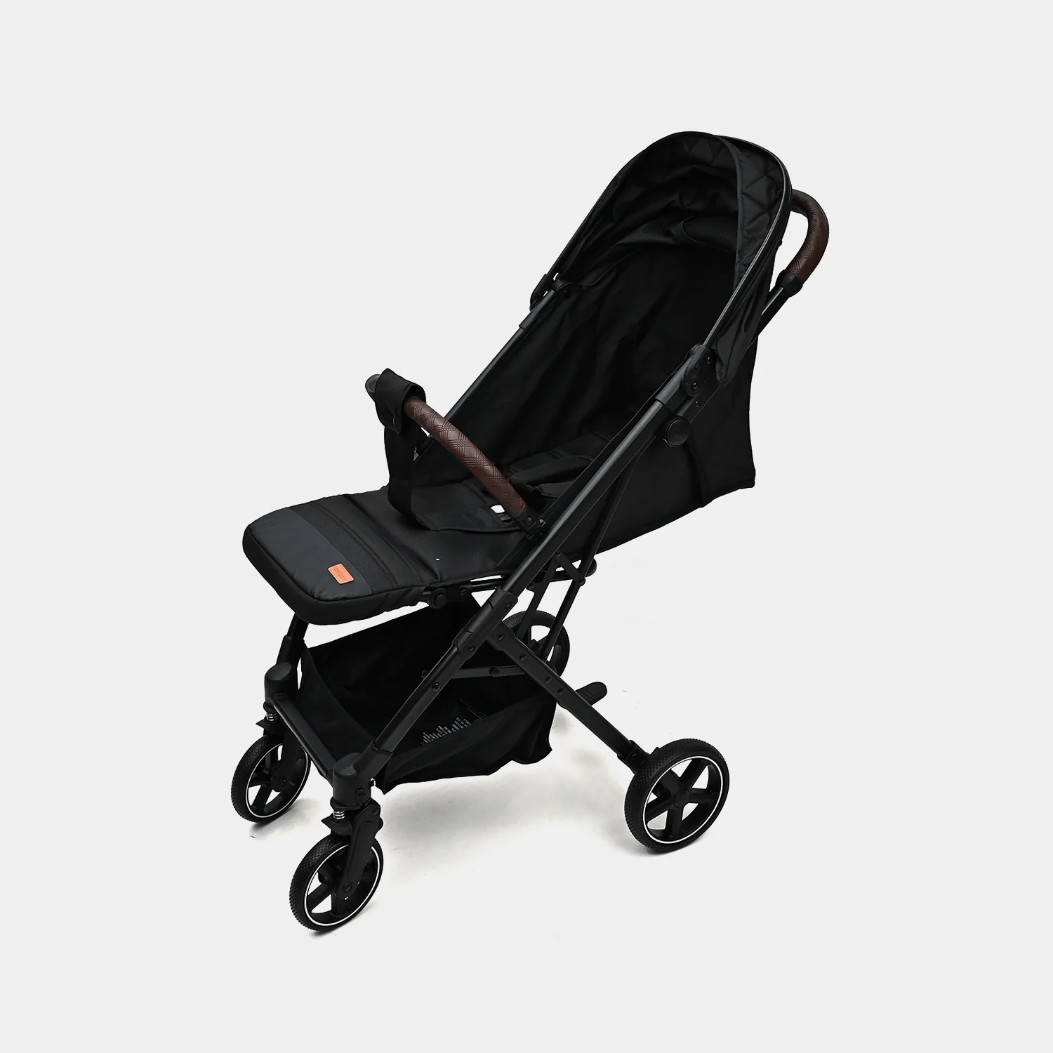 Foldable Lightweight Baby Stroller | 6518 Black - Image 4