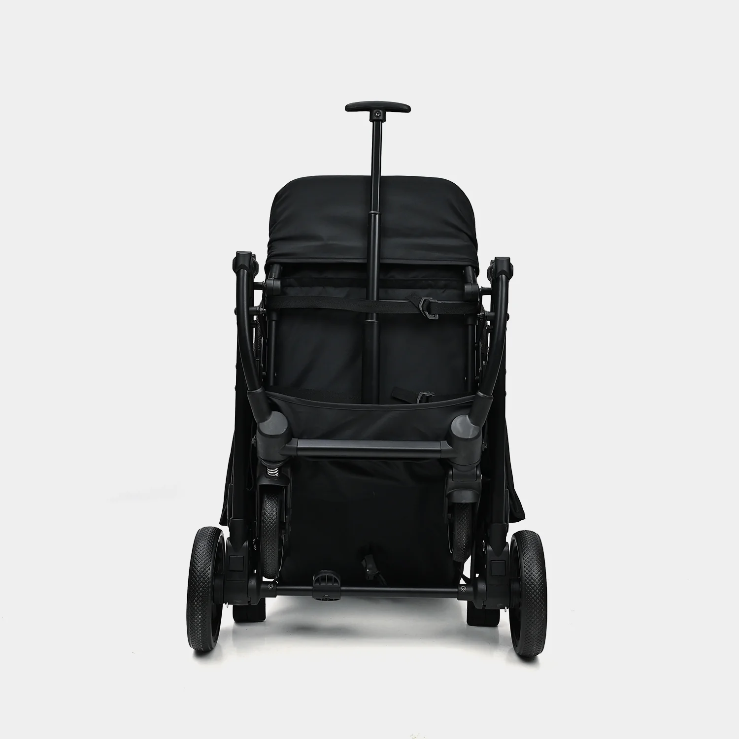 Foldable Lightweight Baby Stroller | 6518 Black - Image 8