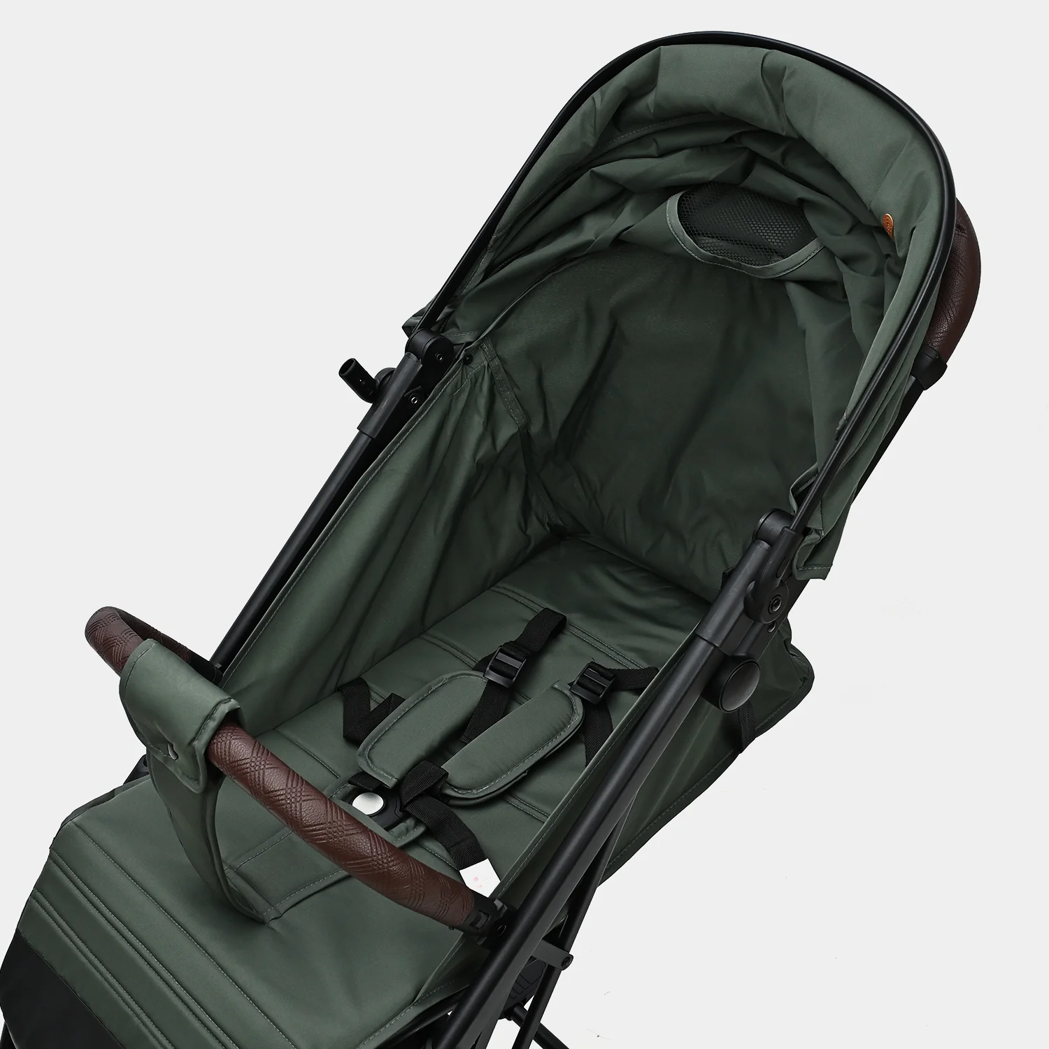 Foldable Lightweight Baby Stroller | 6518 Green - Image 2