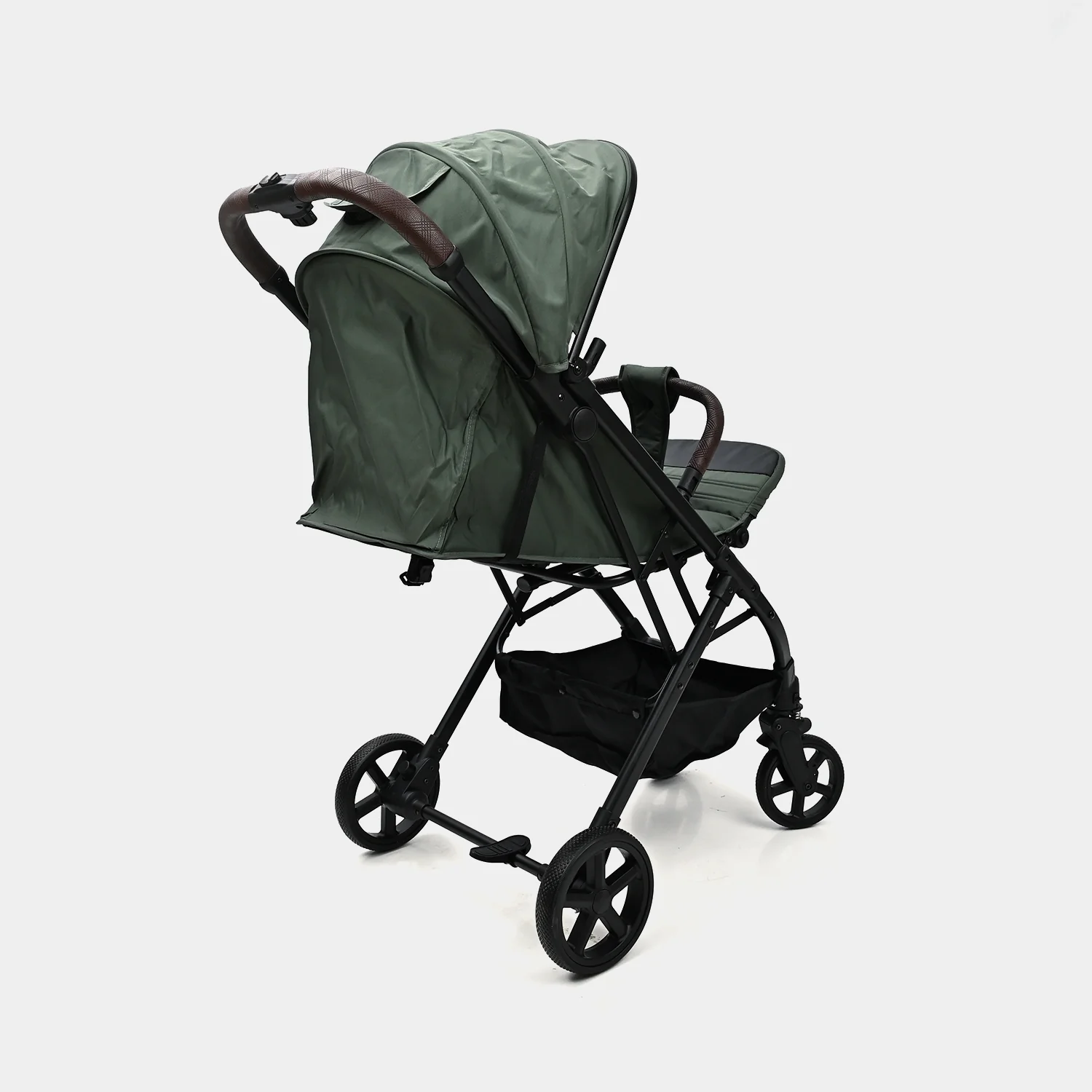 Foldable Lightweight Baby Stroller | 6518 Green - Image 5