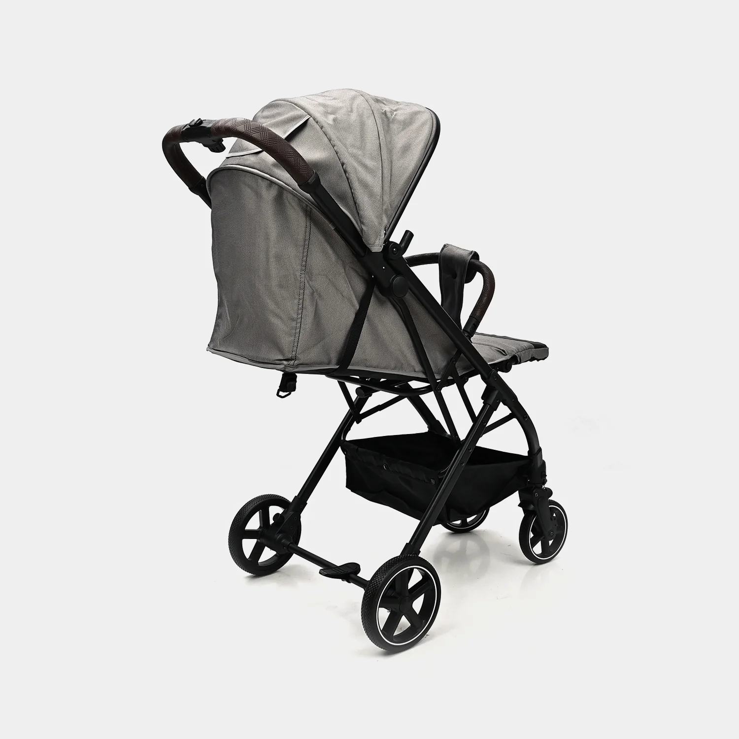 Foldable Lightweight Baby Stroller | 6518 Grey - Image 6