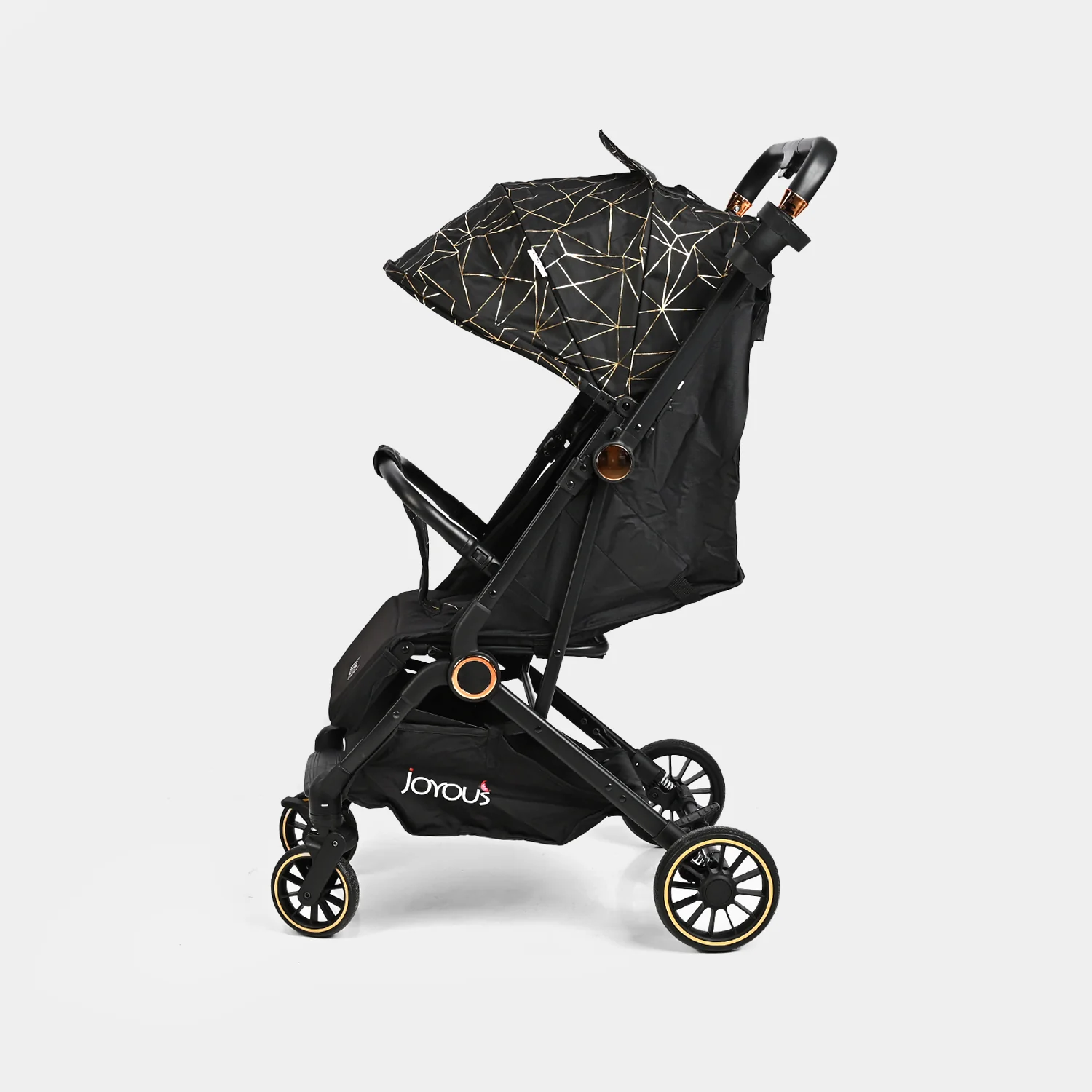 Compact & Foldable Baby Stroller | JY09 Black - Image 4
