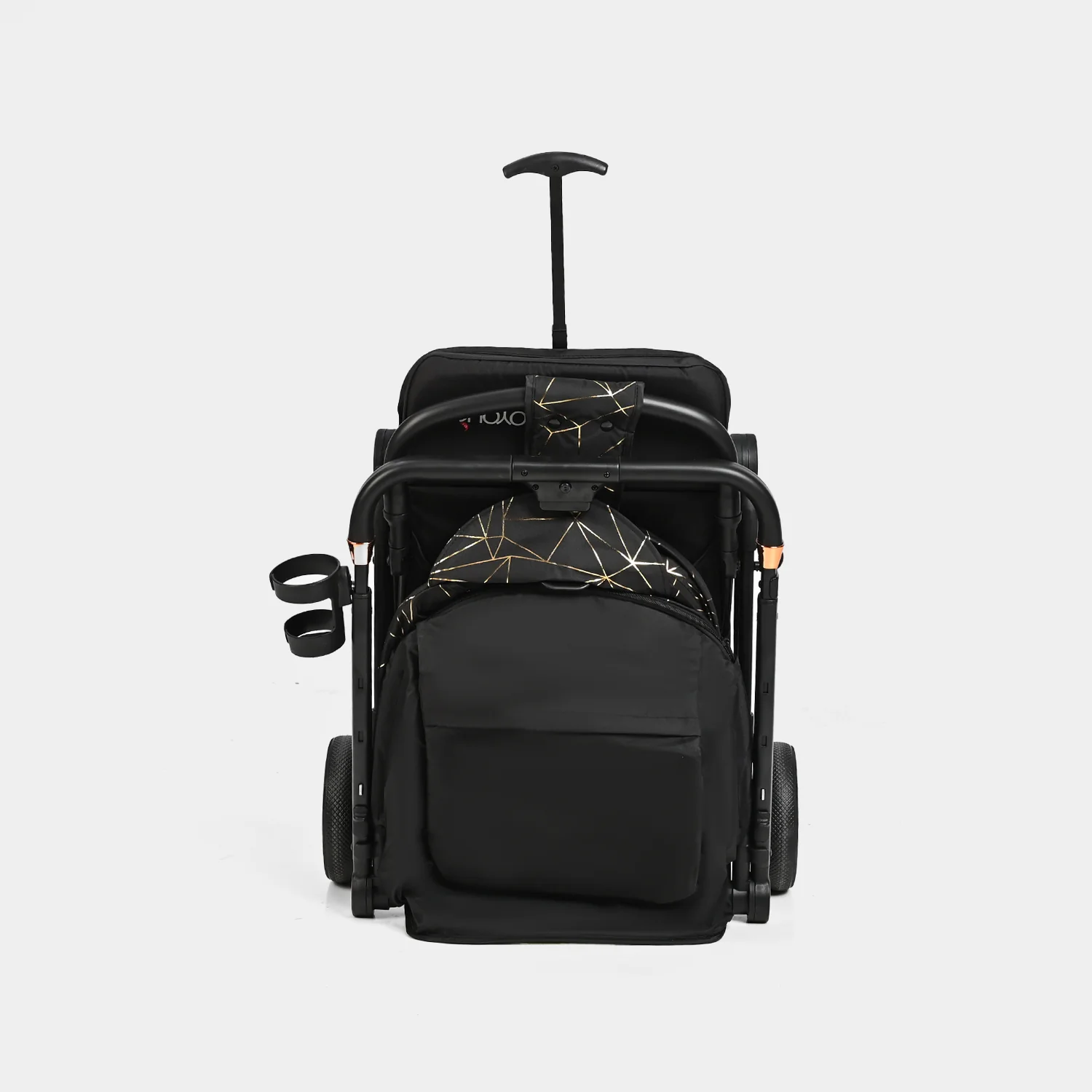 Compact & Foldable Baby Stroller | JY09 Black - Image 9