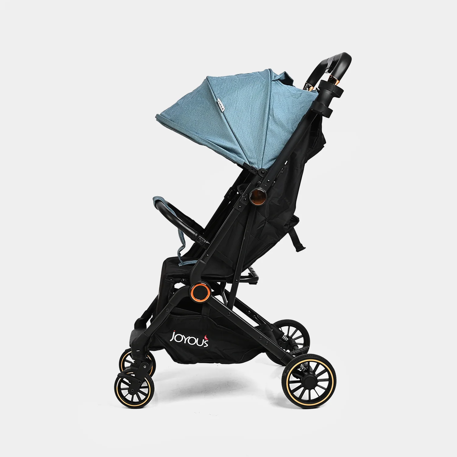 Compact & Foldable Baby Stroller | JY09 Blue - Image 4