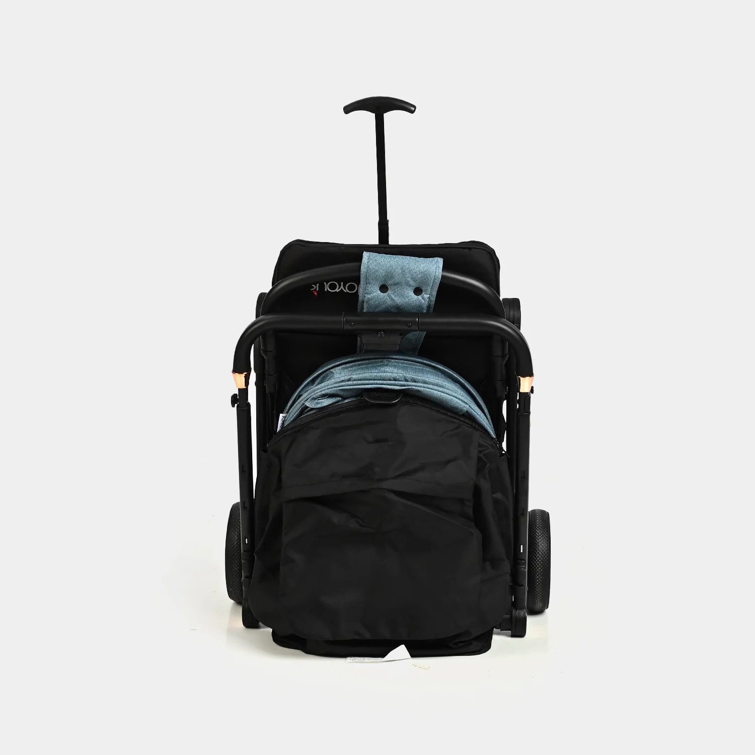 Compact & Foldable Baby Stroller | JY09 Blue - Image 9