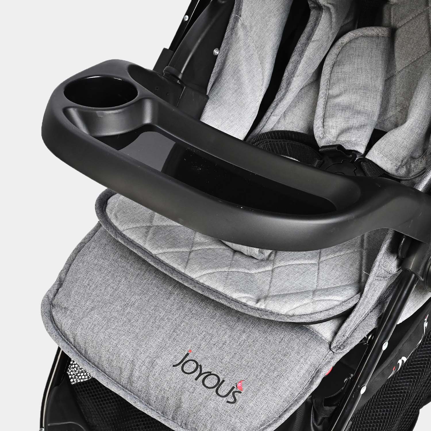 Travel-Friendly Baby Stroller Joyous | JY508 Grey - Image 3