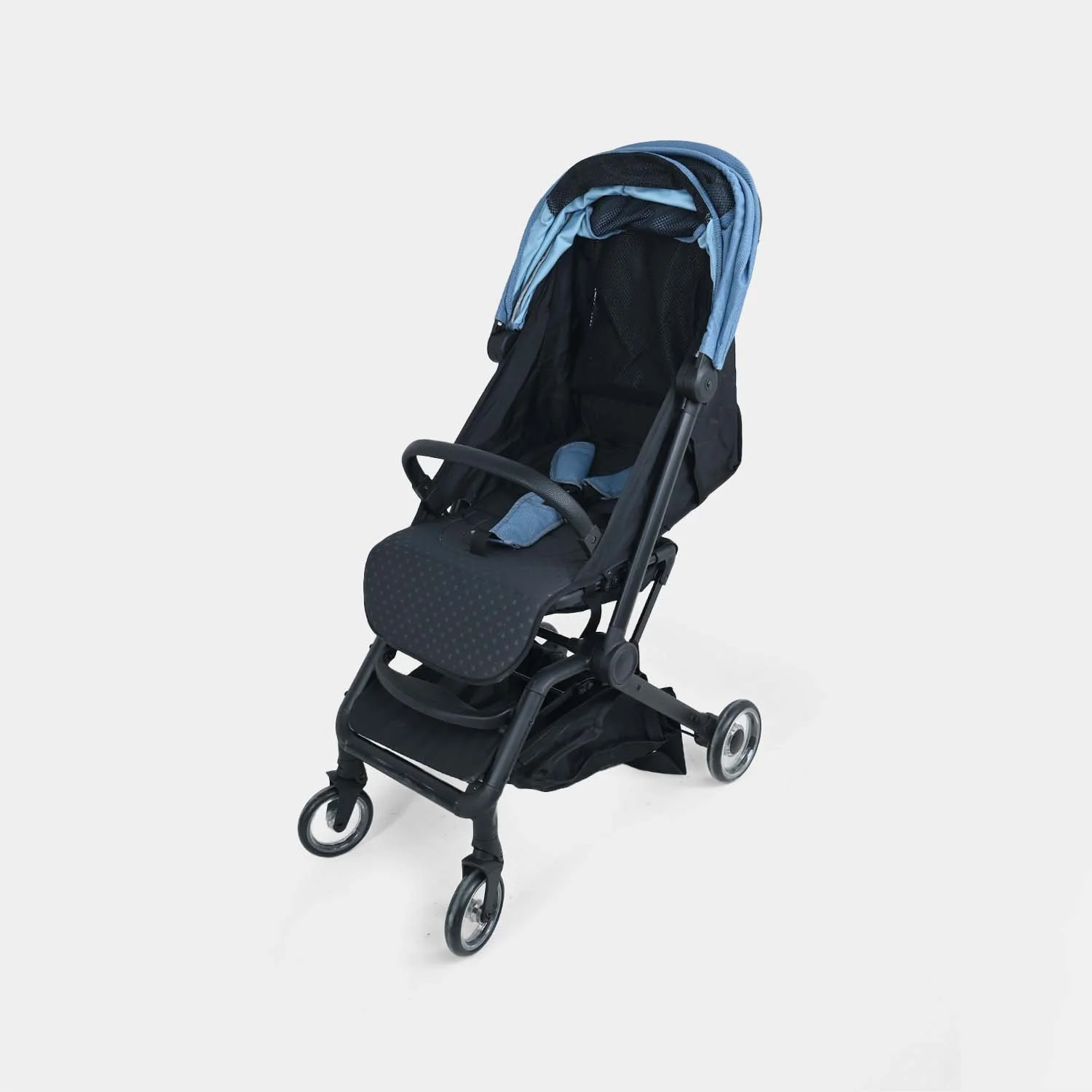 Foldable Lightweight Baby Stroller | M001 Blue - Image 2