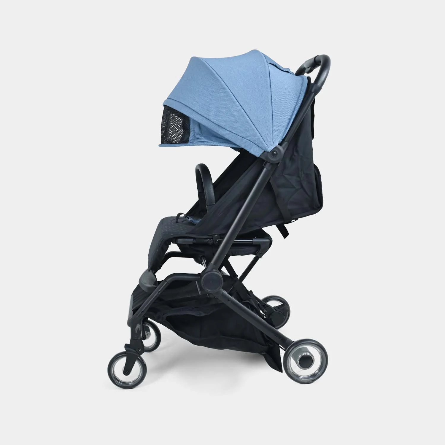 Foldable Lightweight Baby Stroller | M001 Blue - Image 5