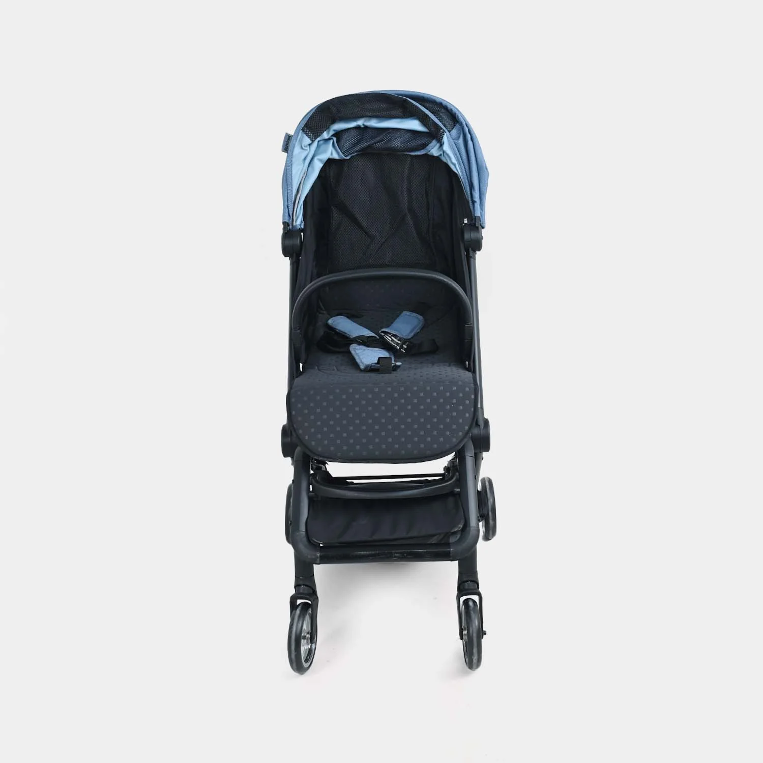 Foldable Lightweight Baby Stroller | M001 Blue - Image 9