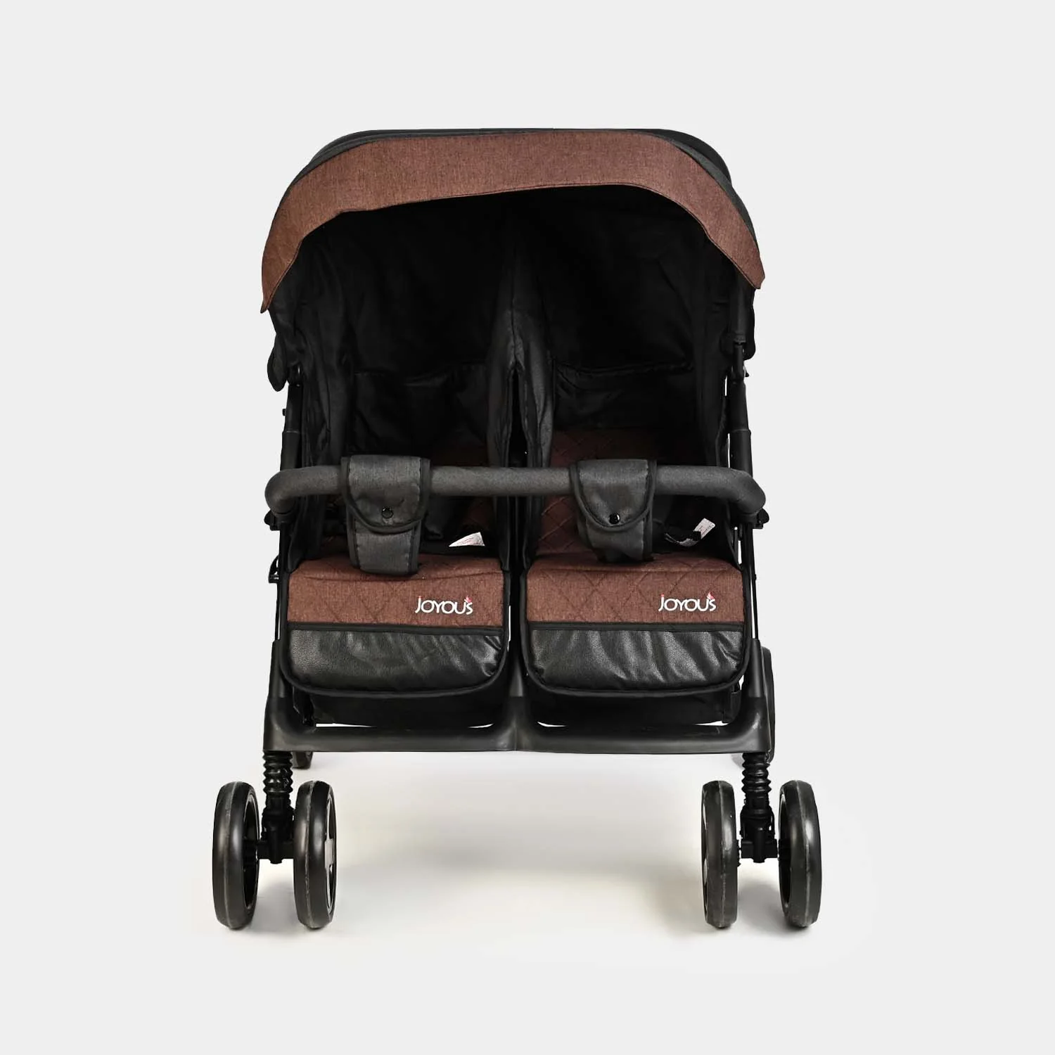 Twins Stroller Side by Side Joyous | JY212 Brown - Image 5