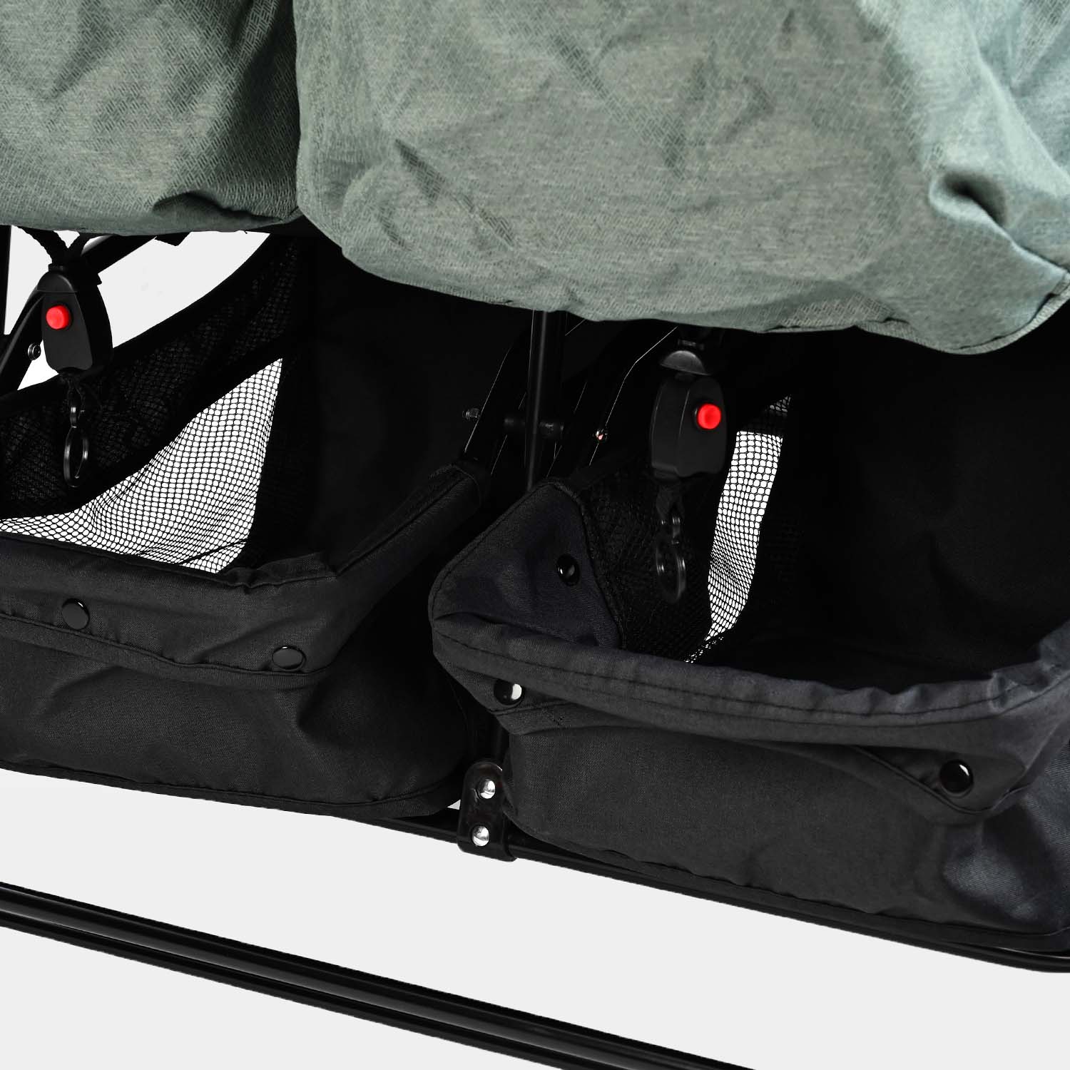 Twins Stroller Side by Side Joyous | JY212 Grey - Image 8