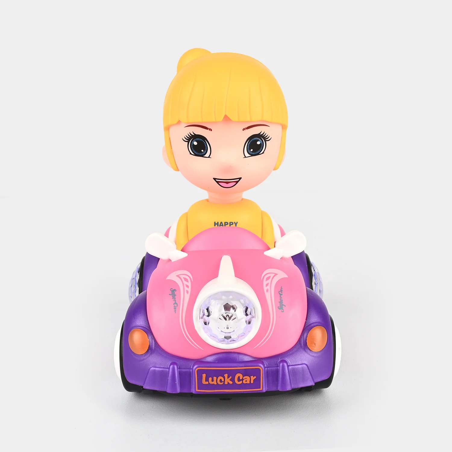 Interactive Battery-Operated Toy Car with Doll - Image 4