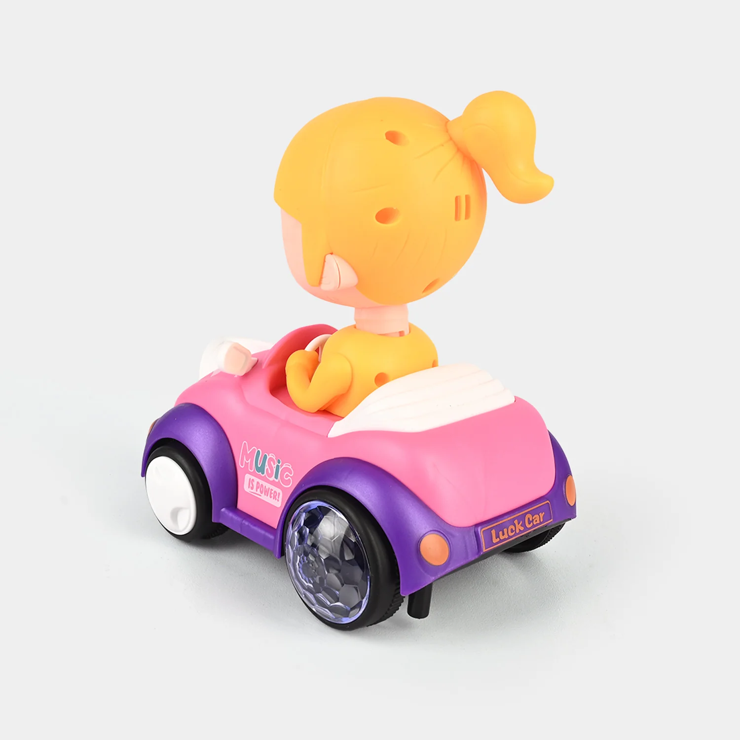 Interactive Battery-Operated Toy Car with Doll - Image 5