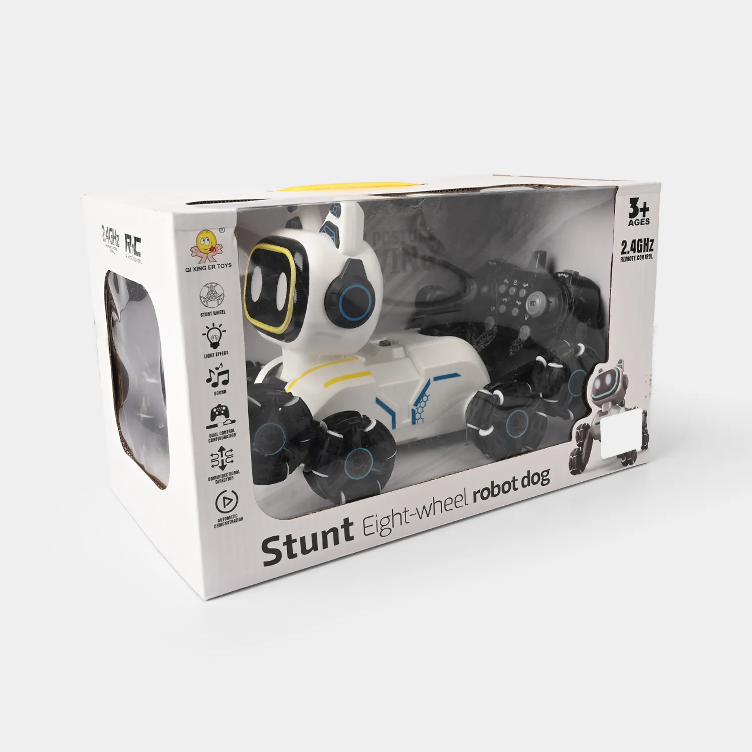 Stunt Eight-Wheel Robot Dog – RC Remote Control Robot for Kids - Image 3