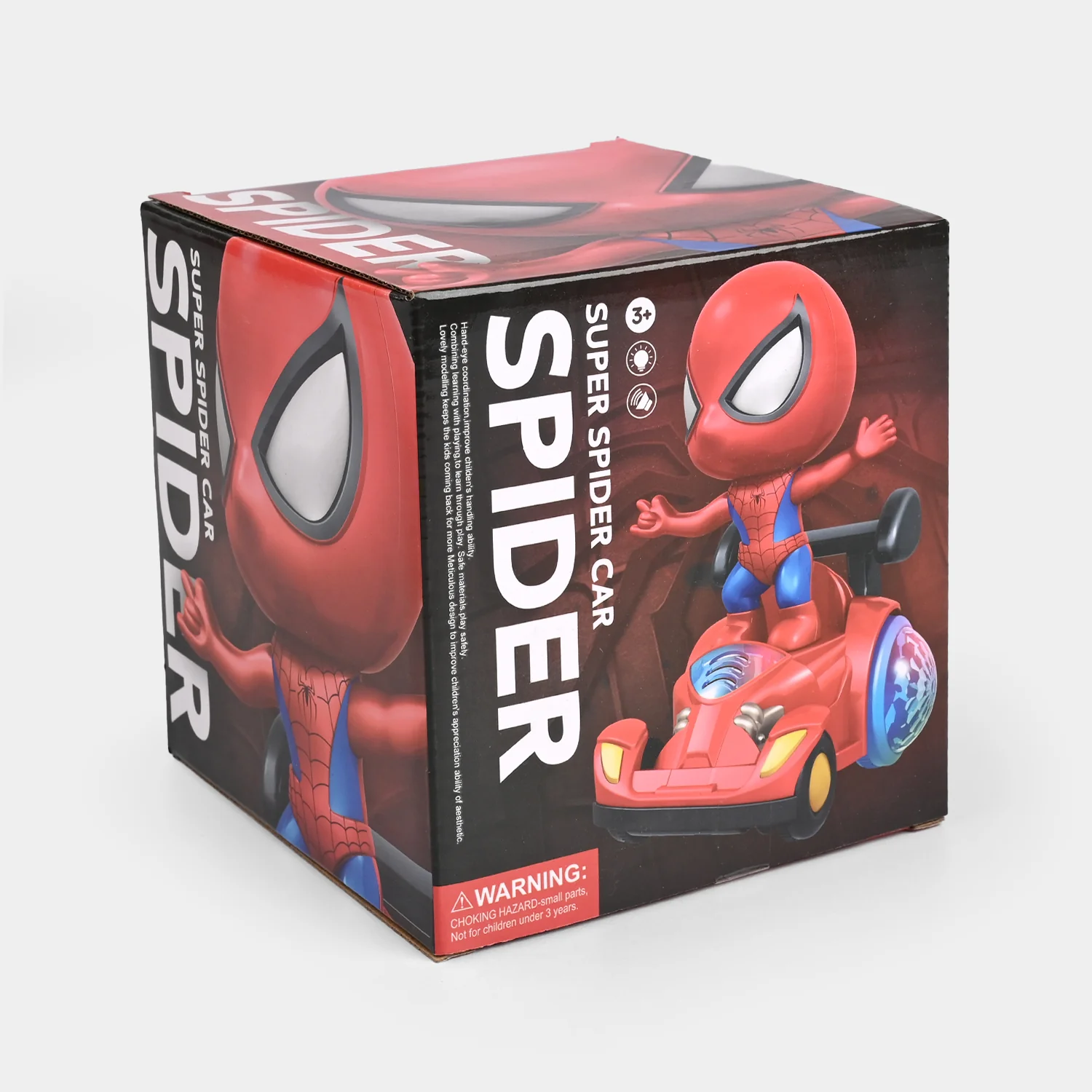Super Spider Car Toy For Kids - Red - Image 3