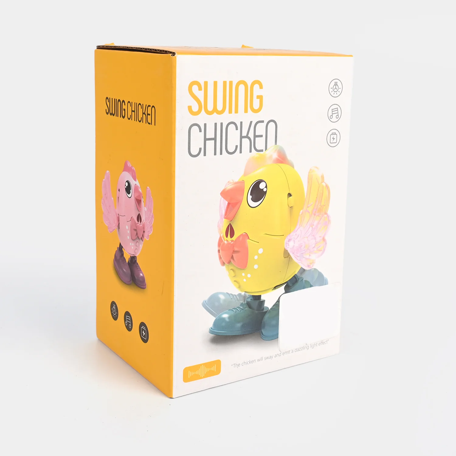Electric Swing Chicken with Light & Musical Toy - Image 3