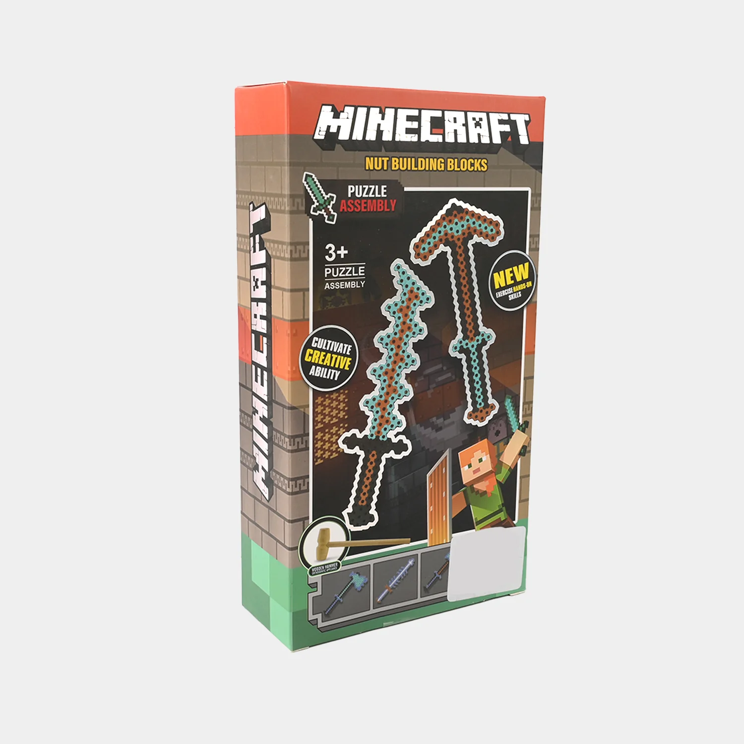 Minecraft Sword Building Block Set 136 Pcs For Kids
