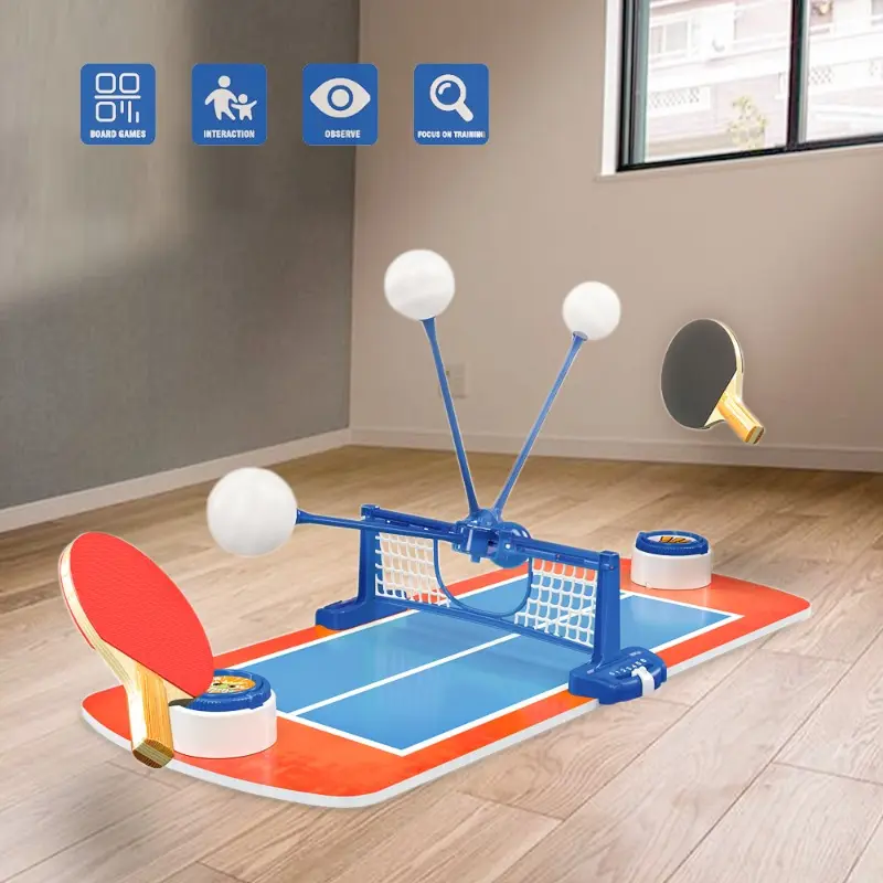 Mini Table Tennis Board Portable Desktop Ping Pong Game for Kids