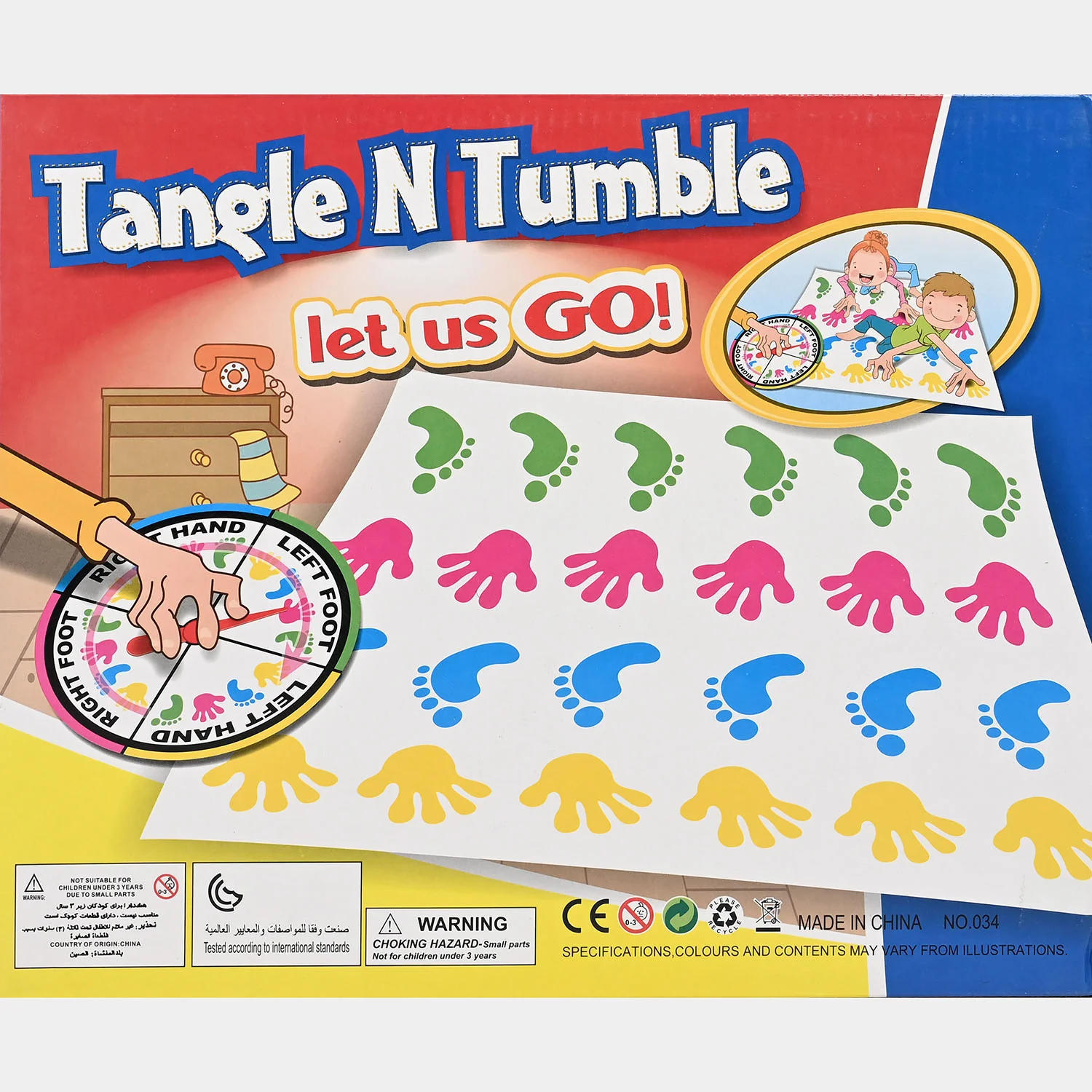 Fun Hand and Foot Twister Game - Image 4