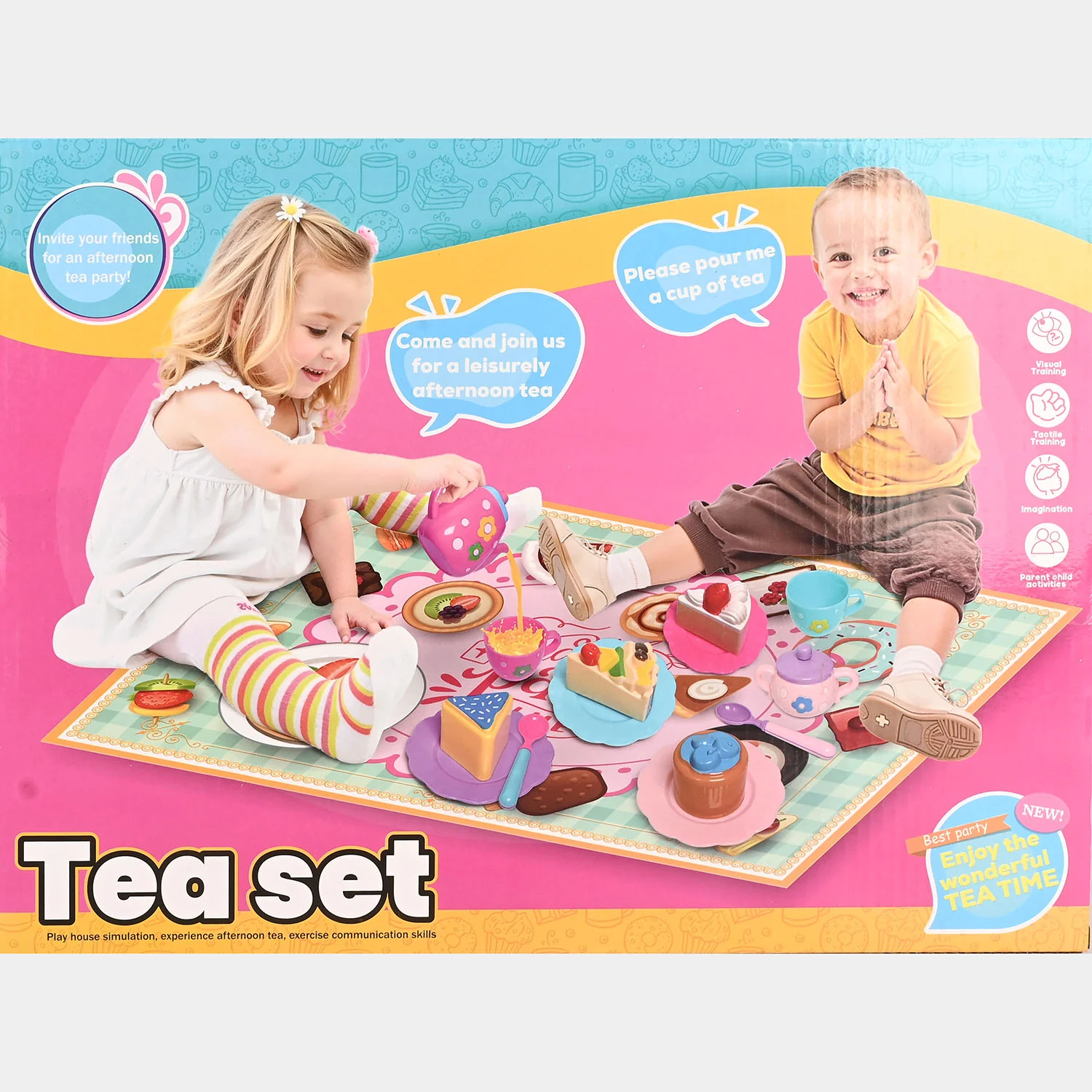 Kids Tea Set Play Kit - Image 4