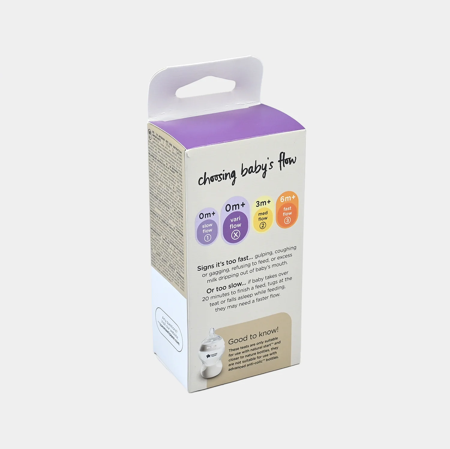 Natural Start Vari Flow Soft Teat 2-PK - Image 3